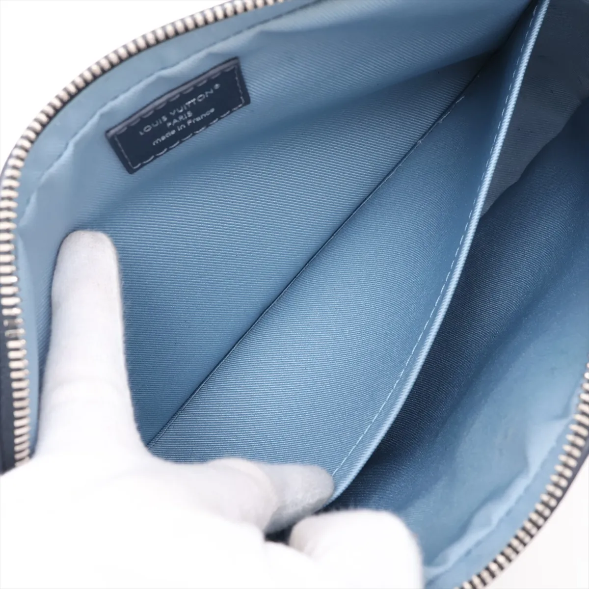 Monogram Shadow Trio Messenger M28618 Blue (RFID detected) — view 9