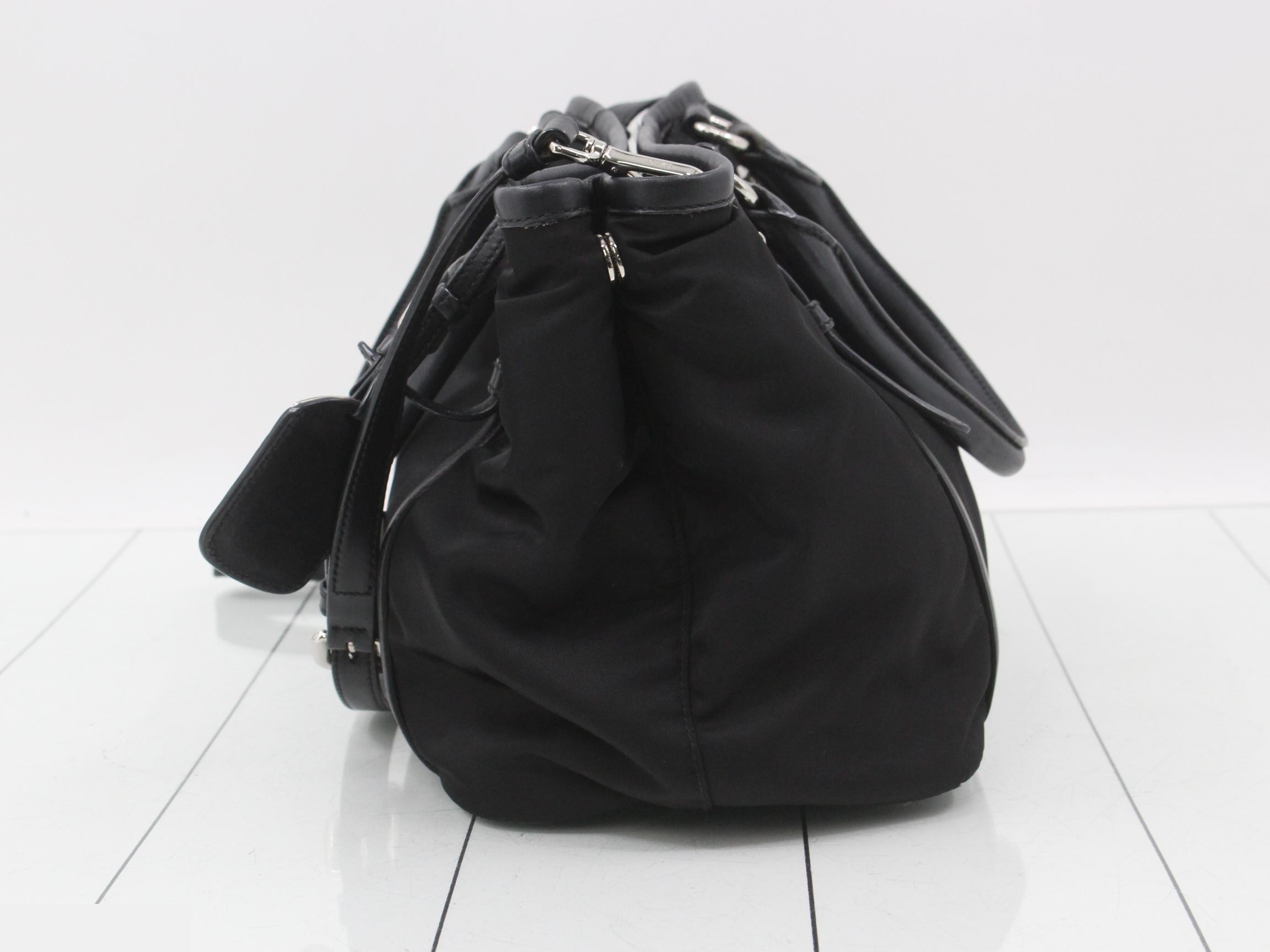 Other lines: Bags - 2-way bag with long strap, nylon, black — view 3