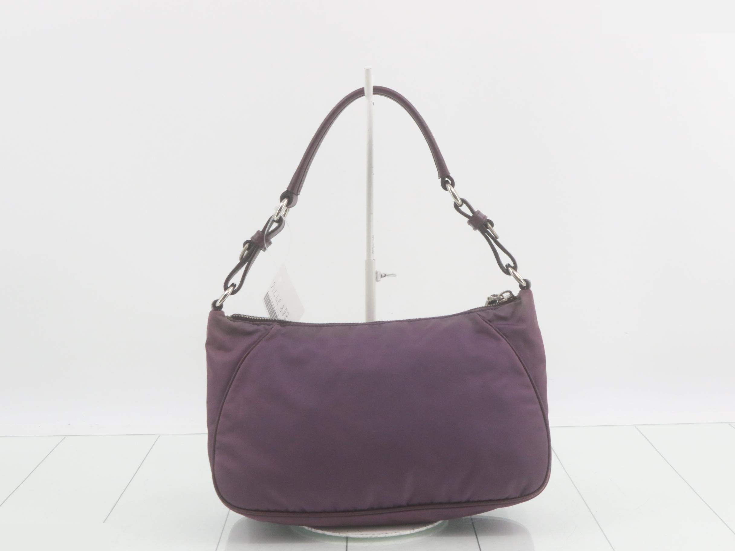 Nylon handbag, accessory pouch — view 2