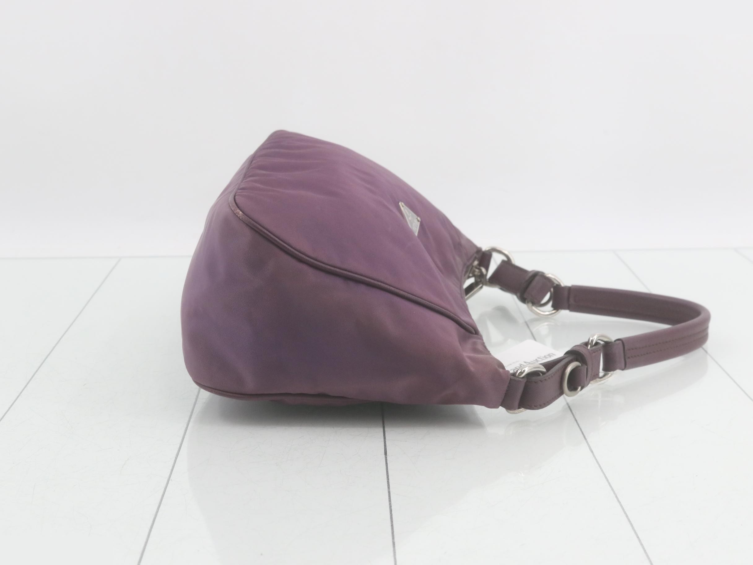 Nylon handbag, accessory pouch — view 3