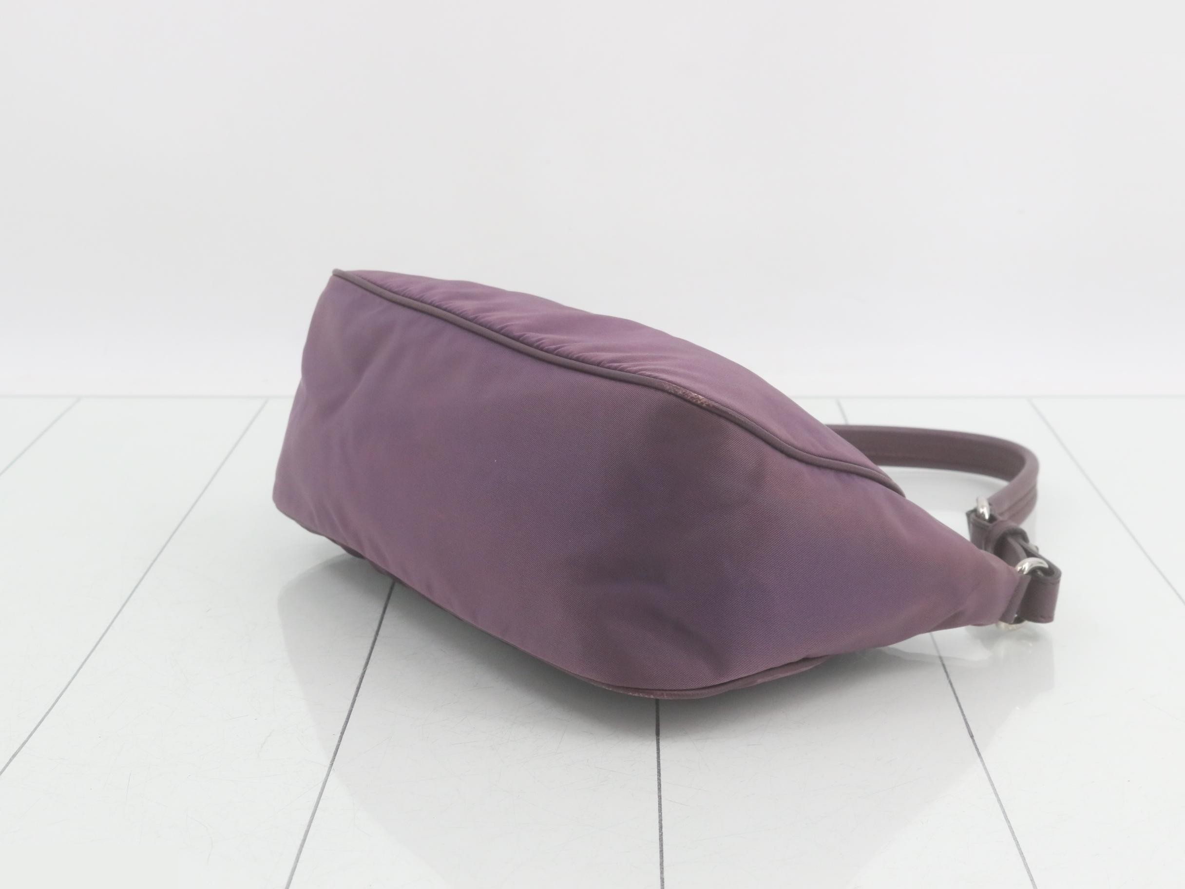 Nylon handbag, accessory pouch — view 6