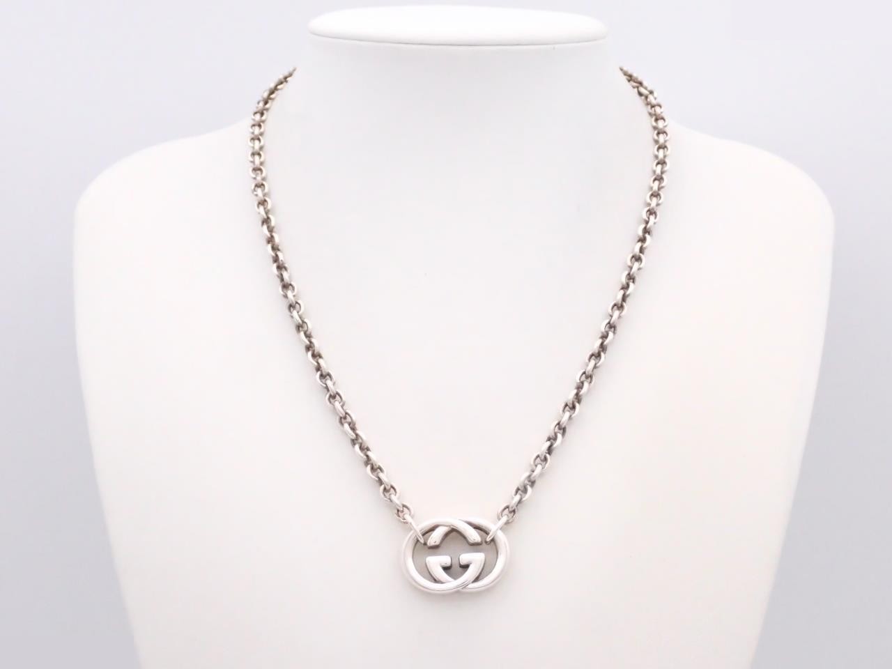 Interlocking Silver Necklace 925/29.8g — view 3