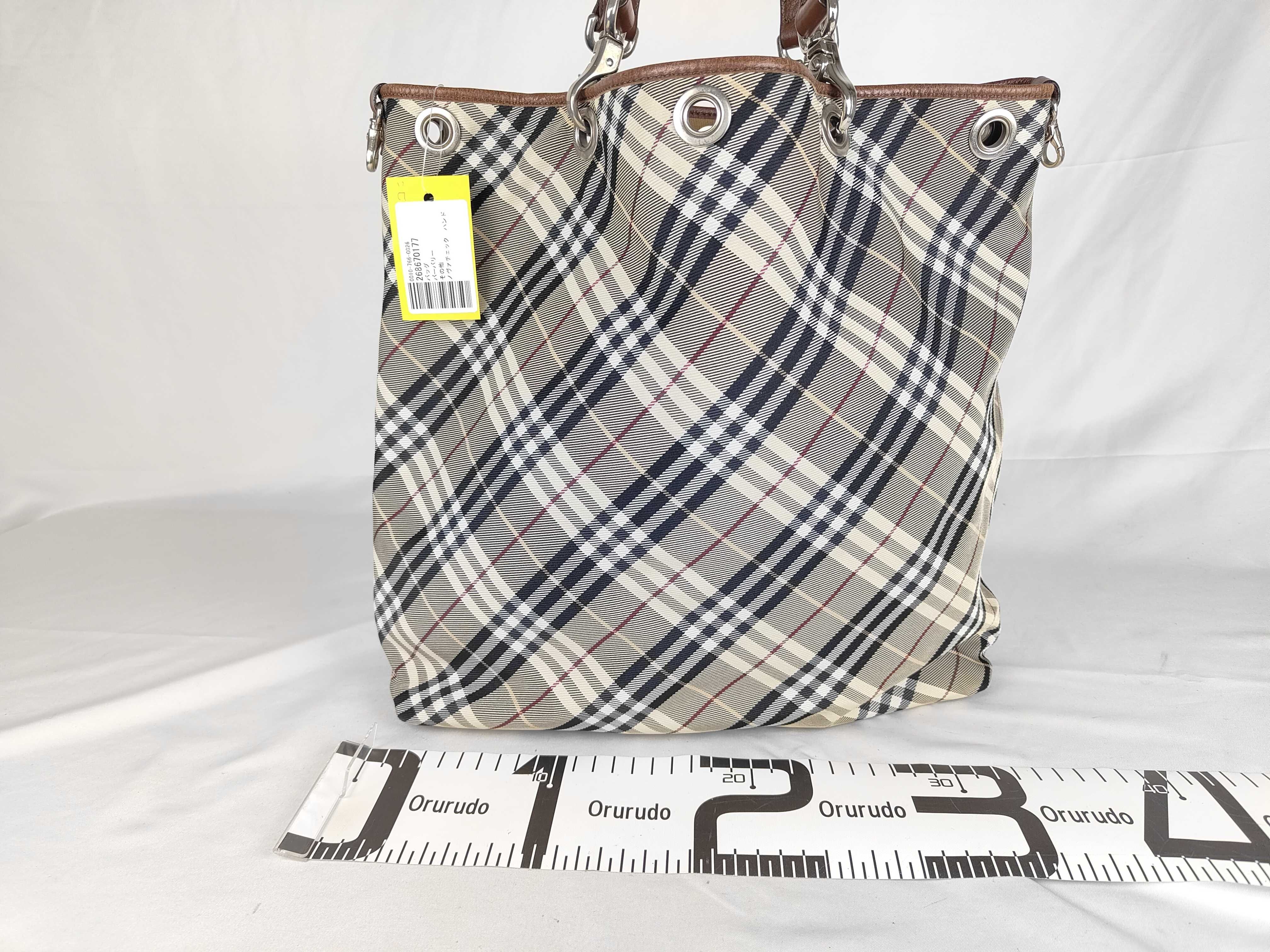 Blue Label Nova Check Hand Tote Bag — view 2