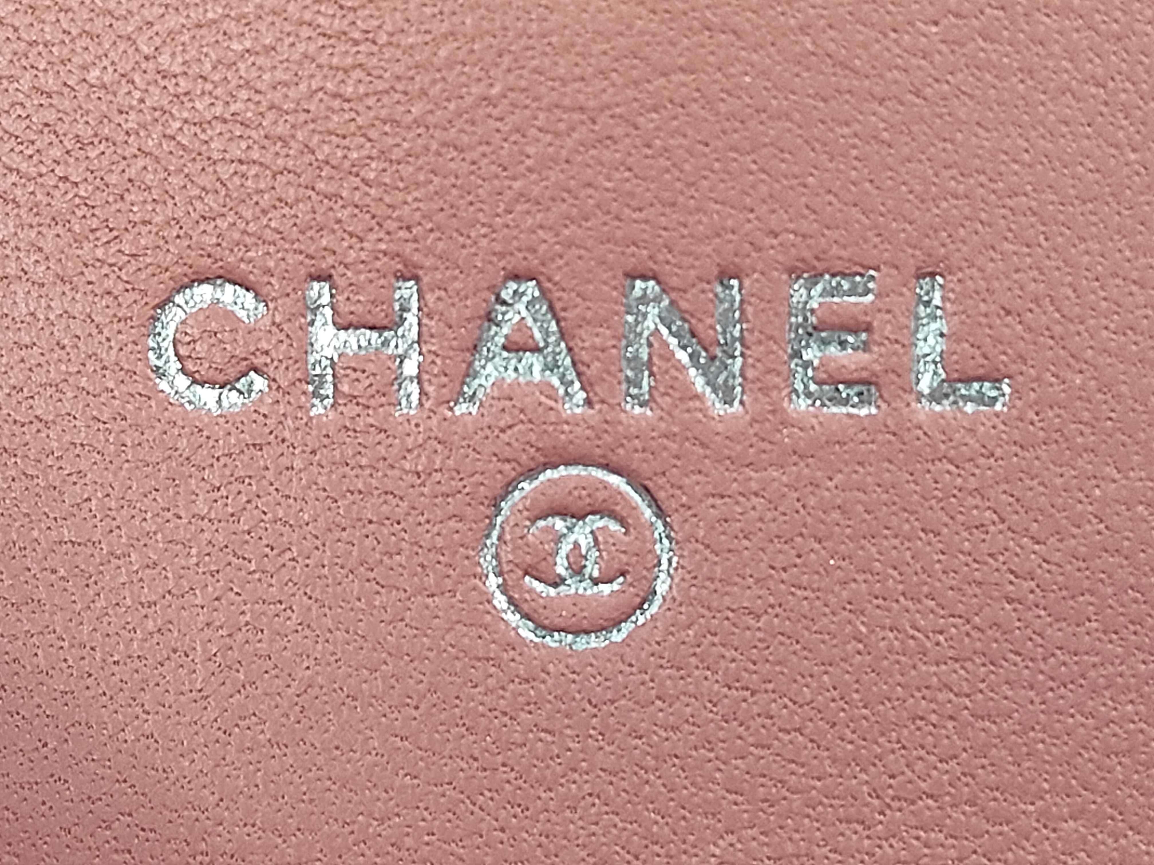 Coco Mark Camellia Embossed Leather Card Case - Card Case, Pass Case, Business Card Holder — view 11