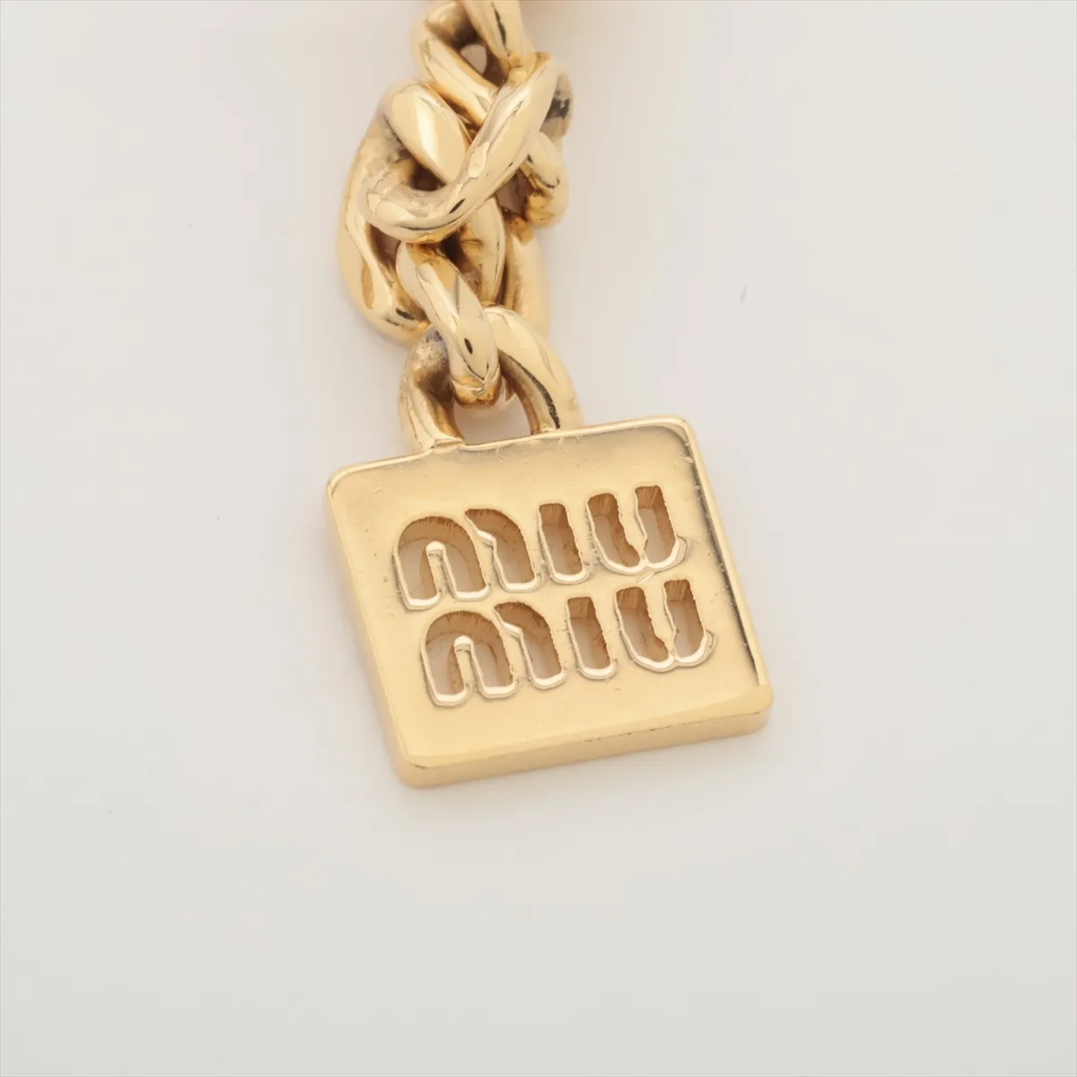 5IO125 Logo Earrings (Pair) GP Gold - — view 5