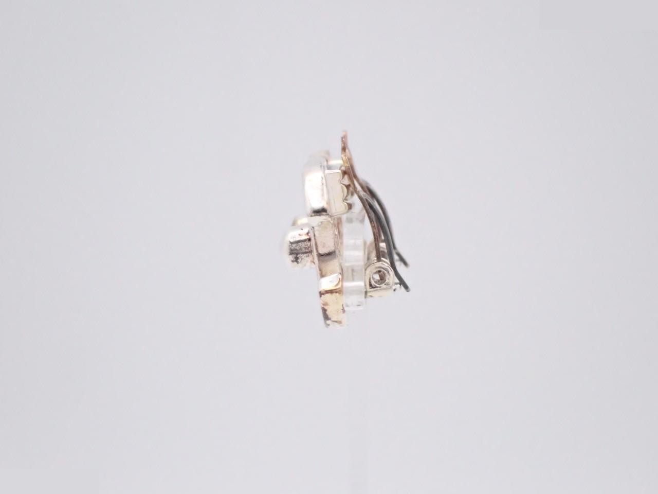 Coco Mark Silver Earrings — view 3