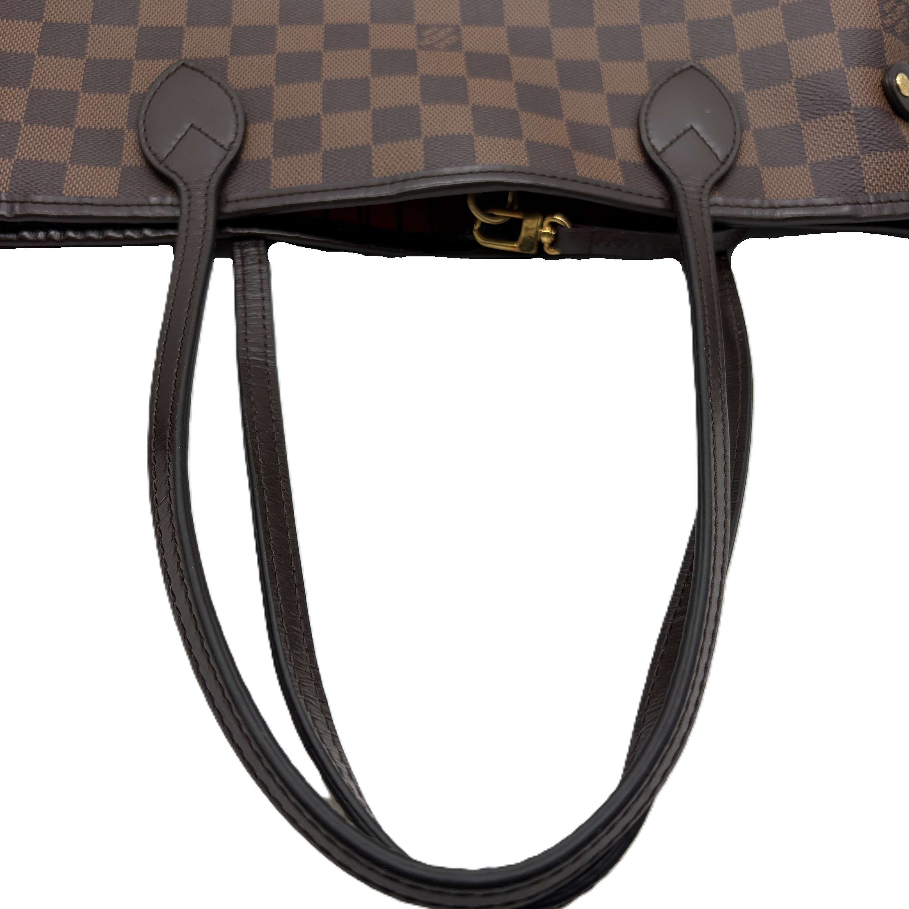 Neverfull MM Damier Ebene Tote Bag with Pouch (Shoulder Bag) — view 11