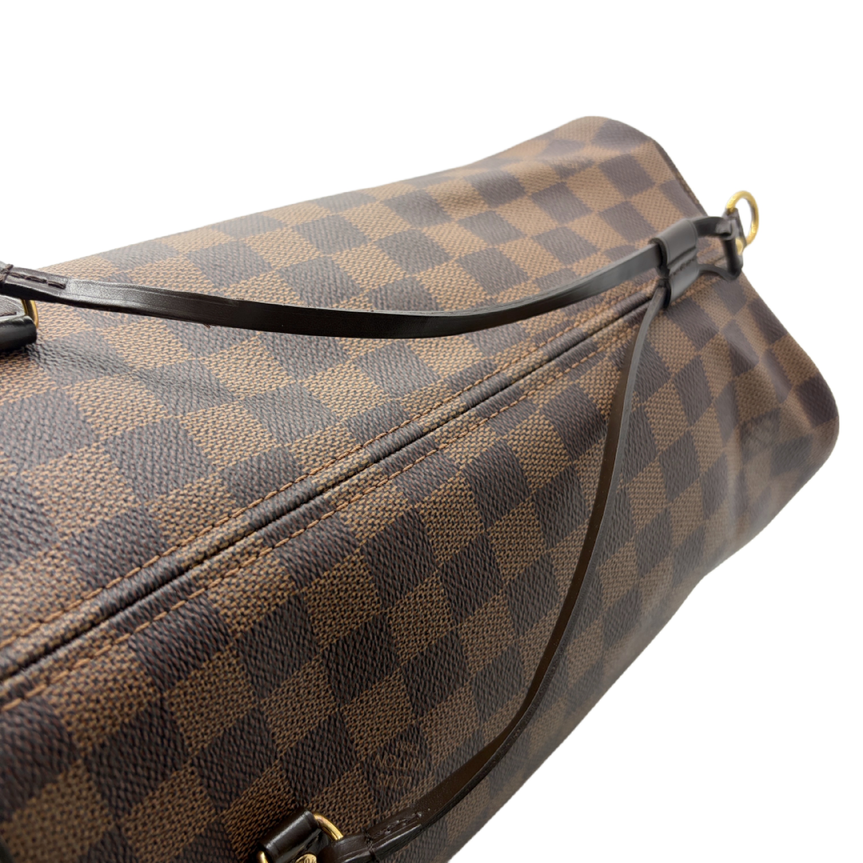 Neverfull MM Damier Ebene Tote Bag with Pouch (Shoulder Bag) — view 9