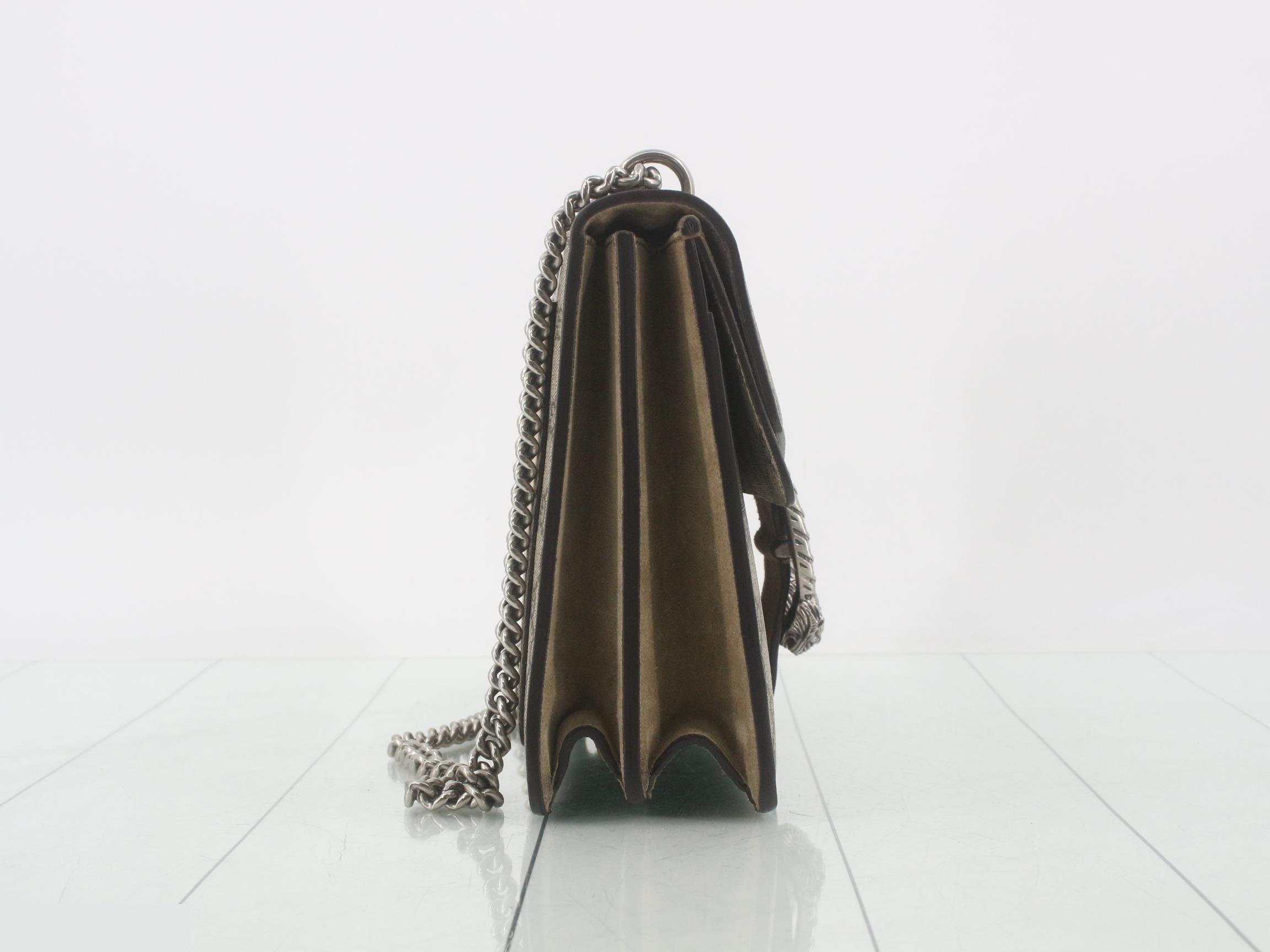 Dionysus GG Supreme Suede Chain Shoulder Bag — view 4