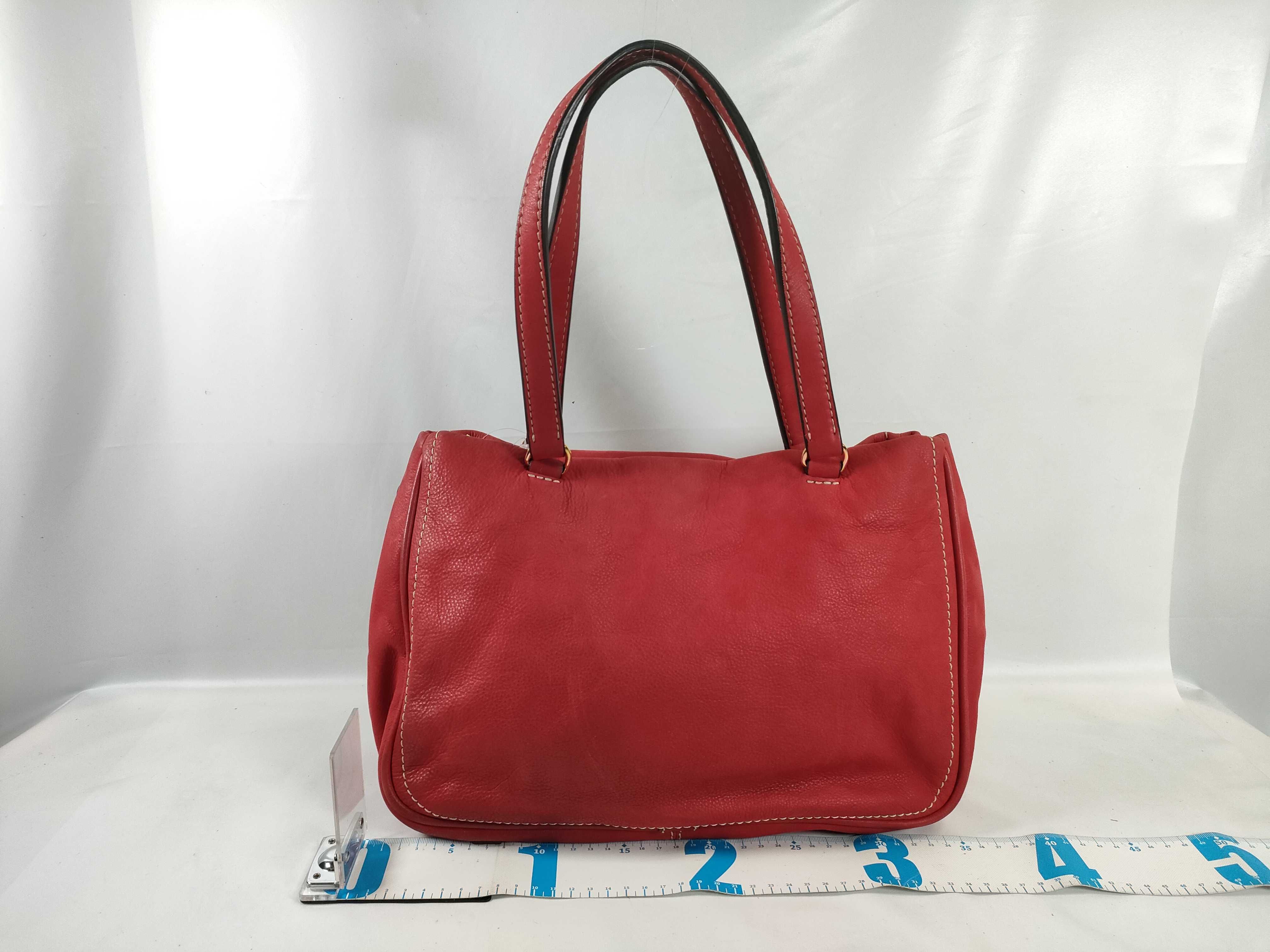 Madrid Handbag with Tassel, Red Handbag — view 2