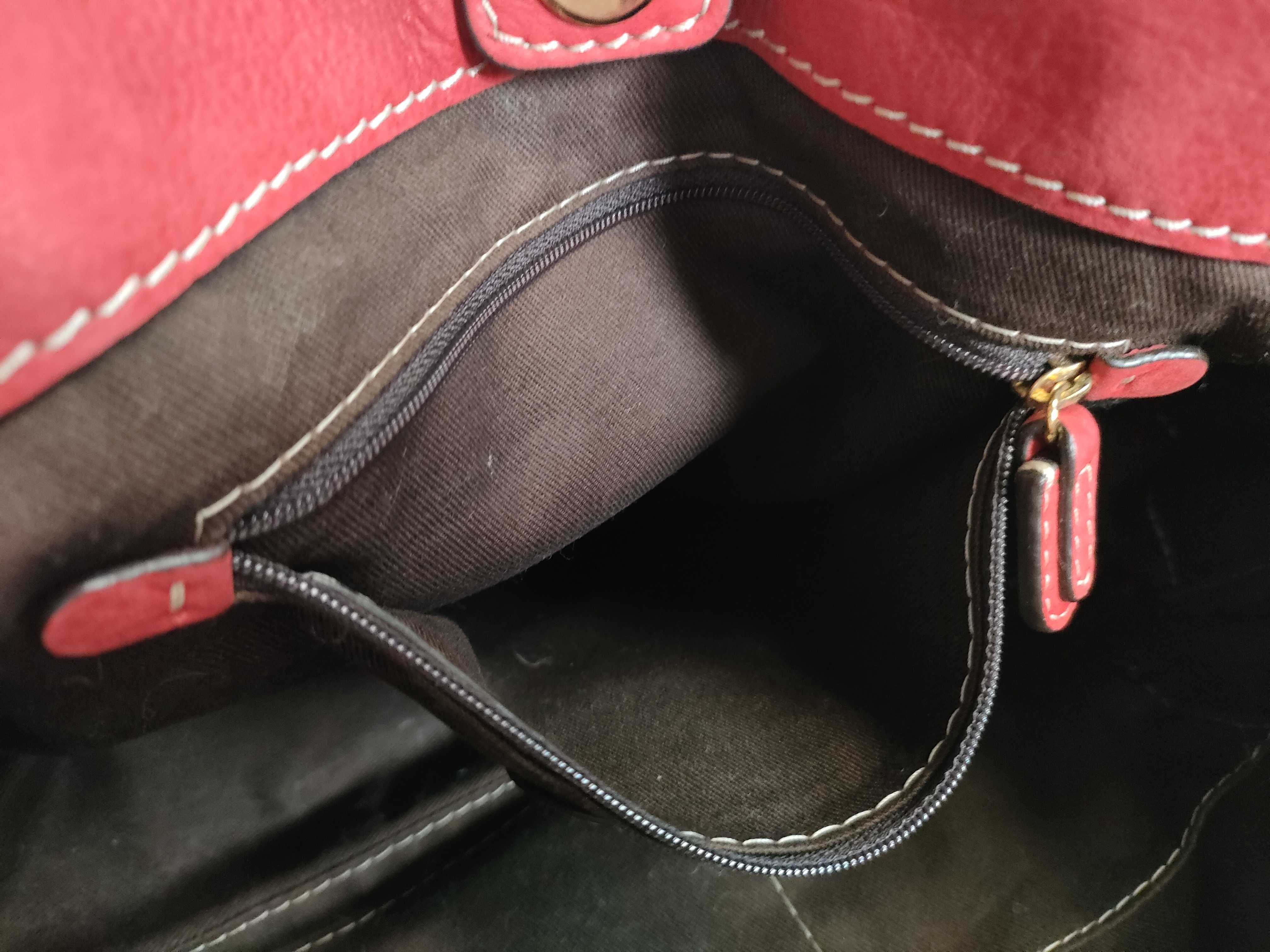 Madrid Handbag with Tassel, Red Handbag — view 11