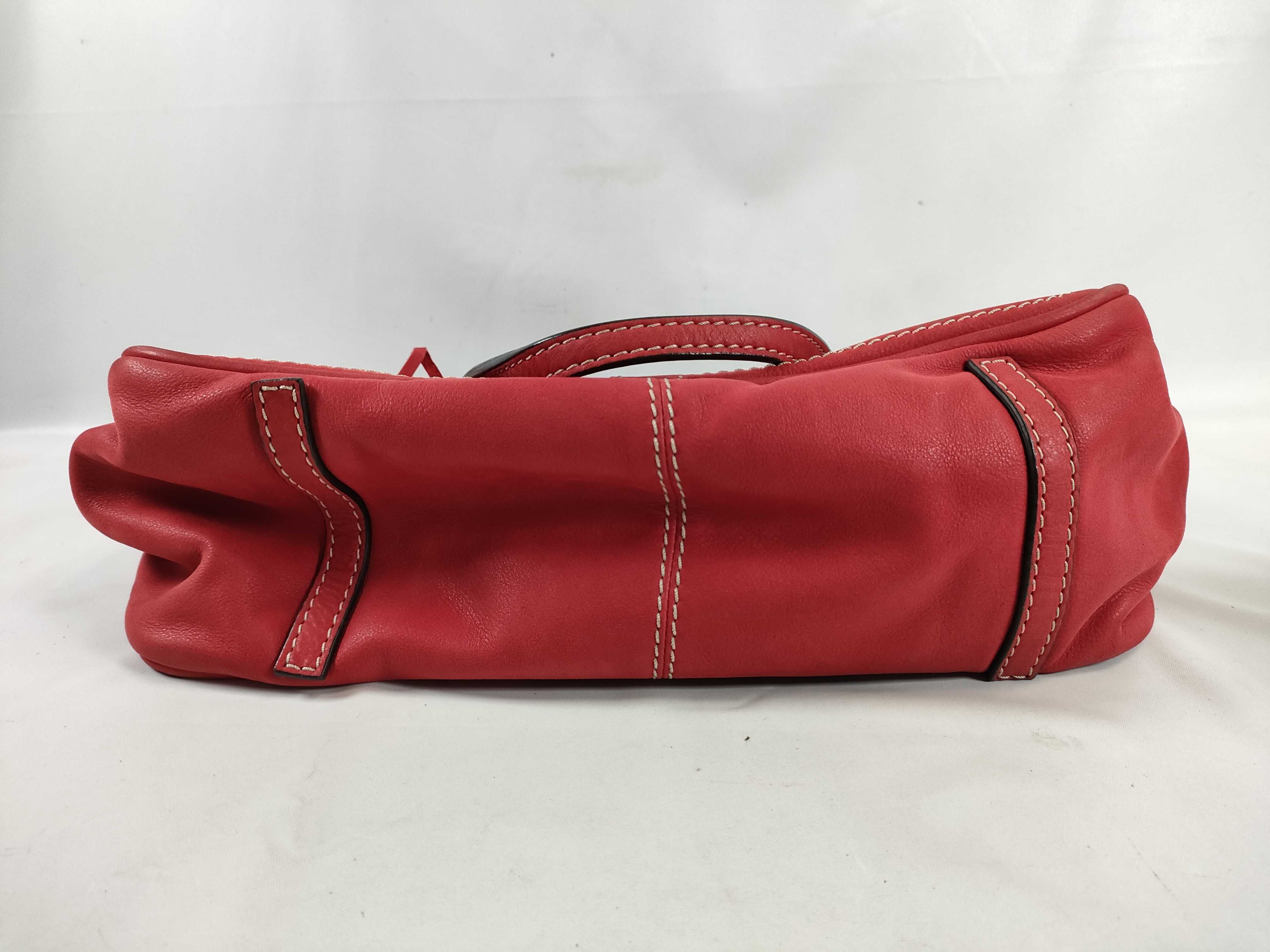 Madrid Handbag with Tassel, Red Handbag — view 13