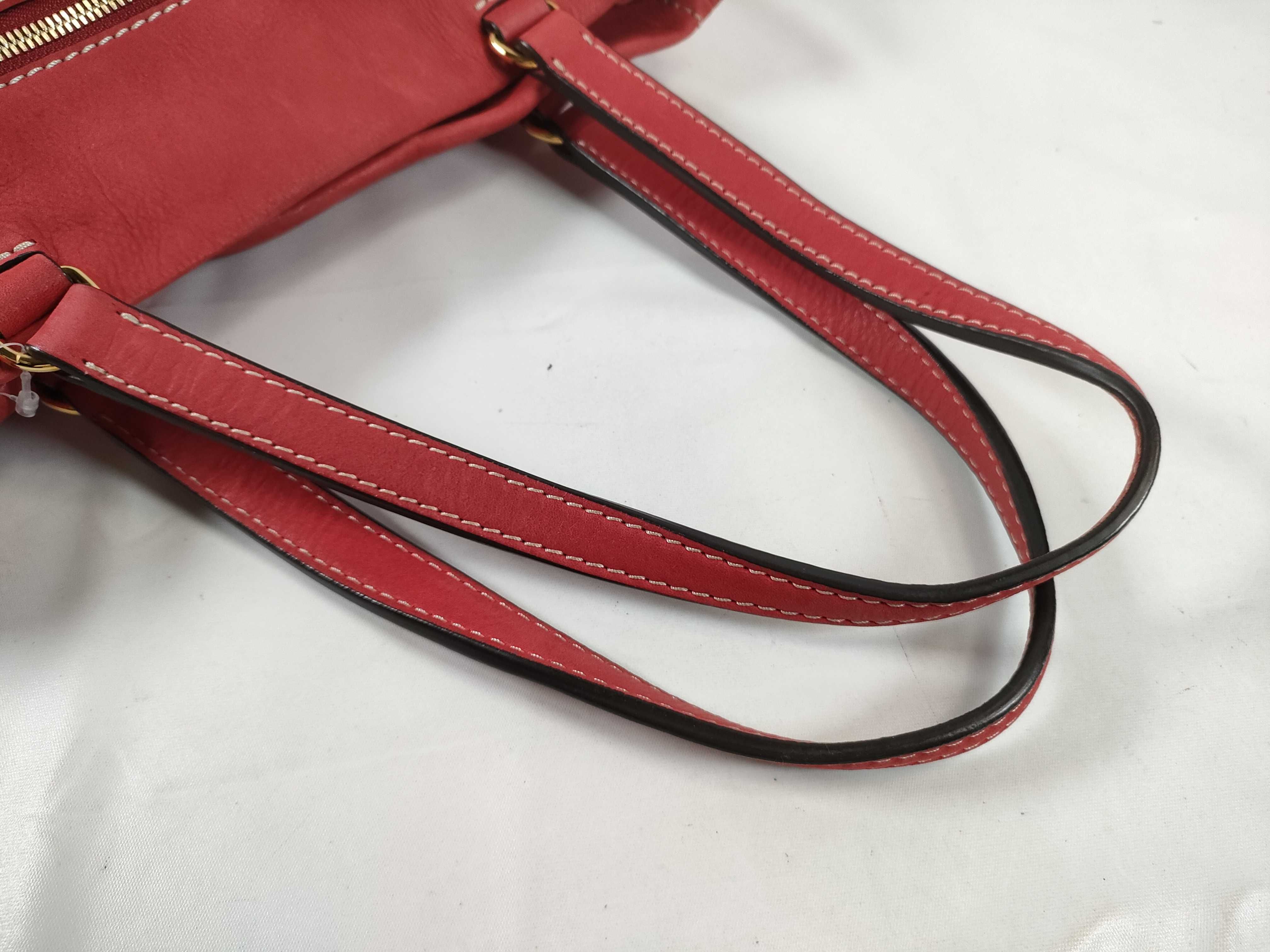 Madrid Handbag with Tassel, Red Handbag — view 3