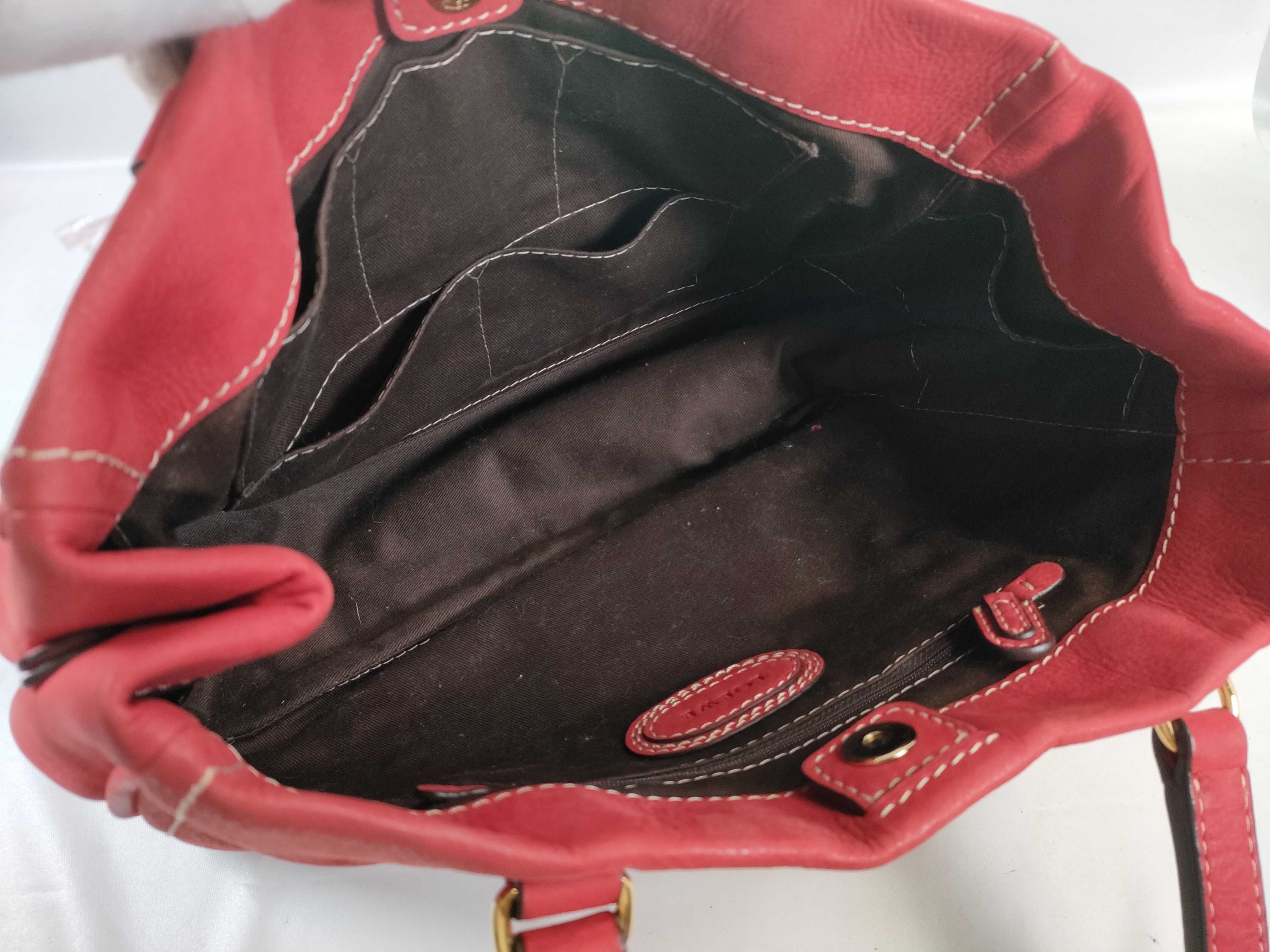 Madrid Handbag with Tassel, Red Handbag — view 7
