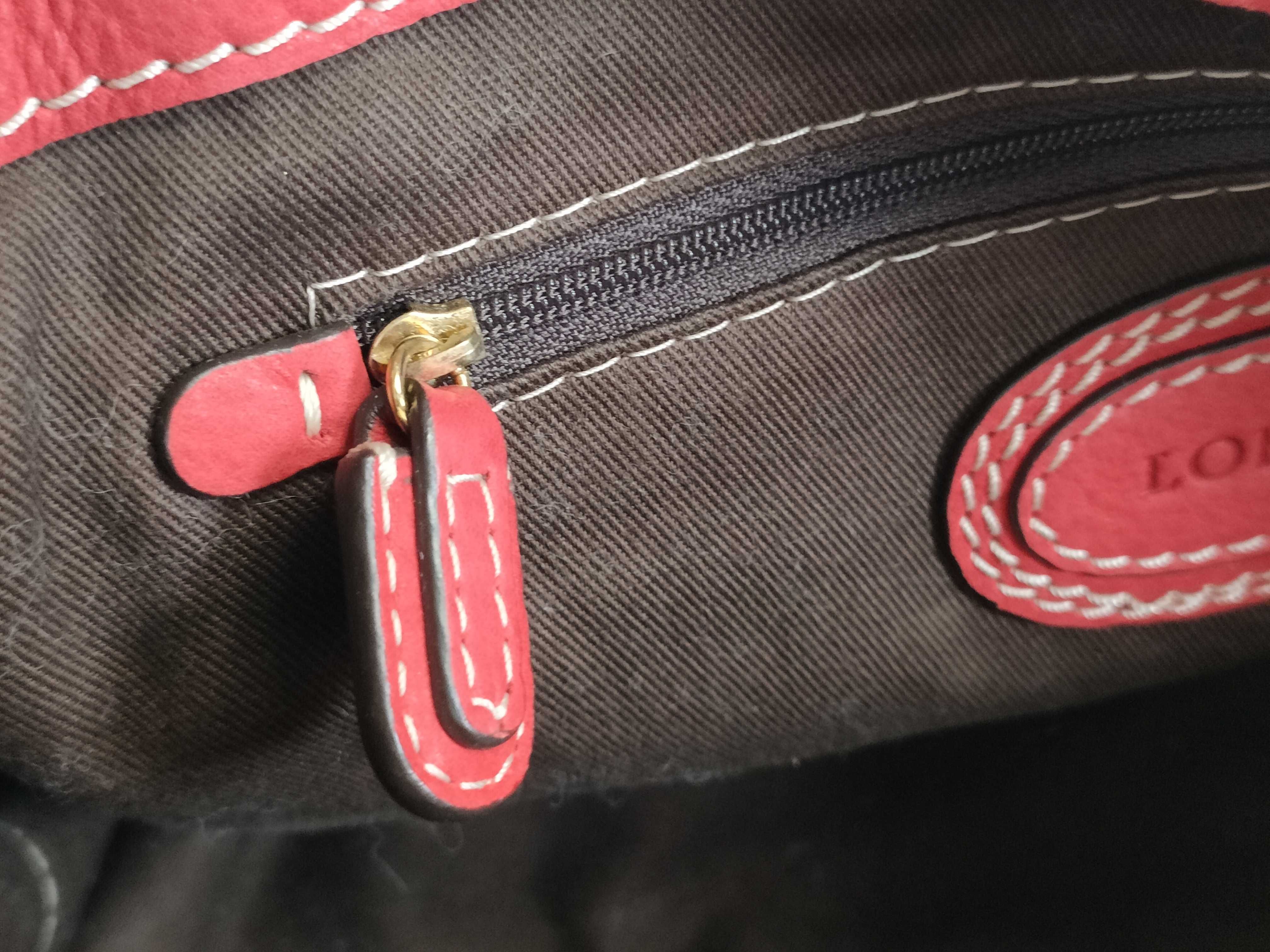 Madrid Handbag with Tassel, Red Handbag — view 10