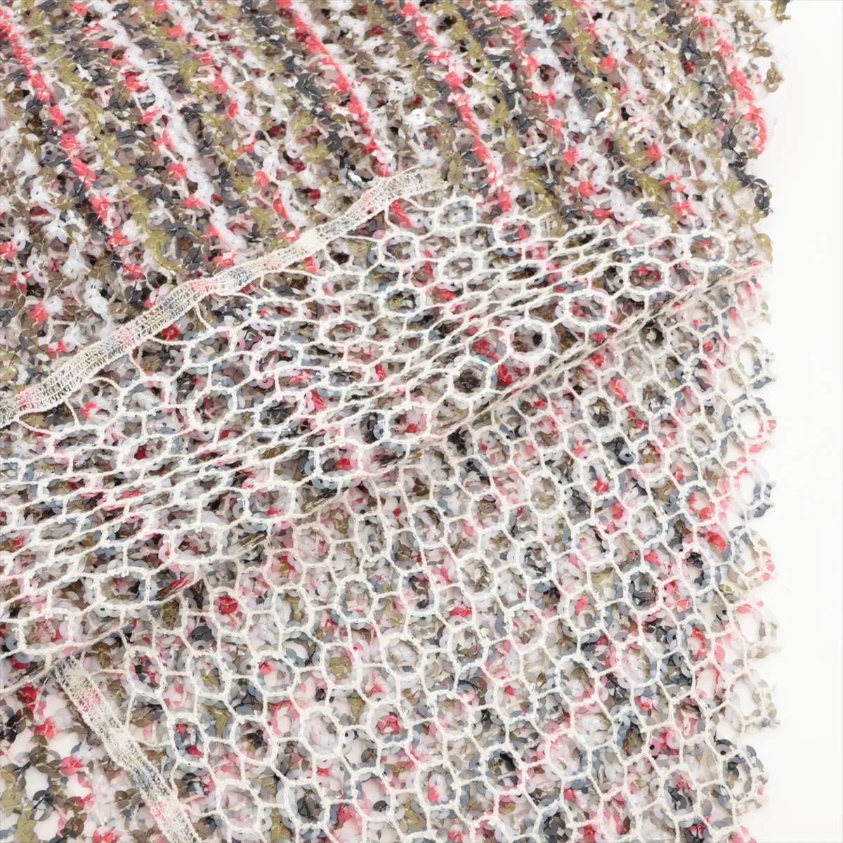 shawl, TU series, polyester, multicolor. Shows signs of wear, — view 2