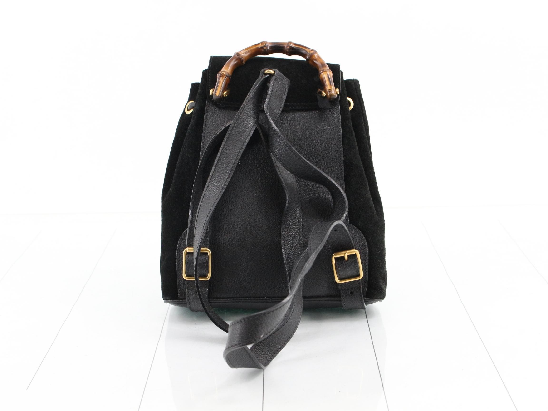 Suede Bamboo Turnlock (Bag) / Backpack — view 2