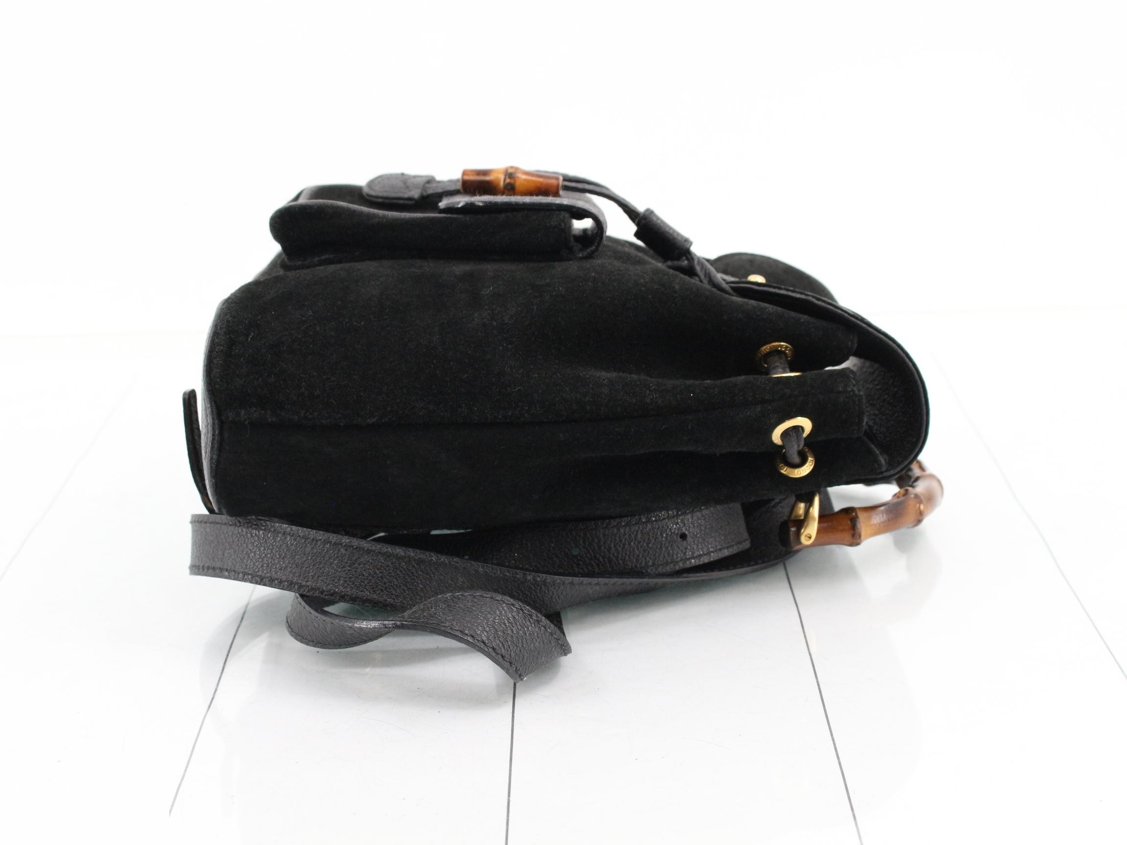Suede Bamboo Turnlock (Bag) / Backpack — view 3