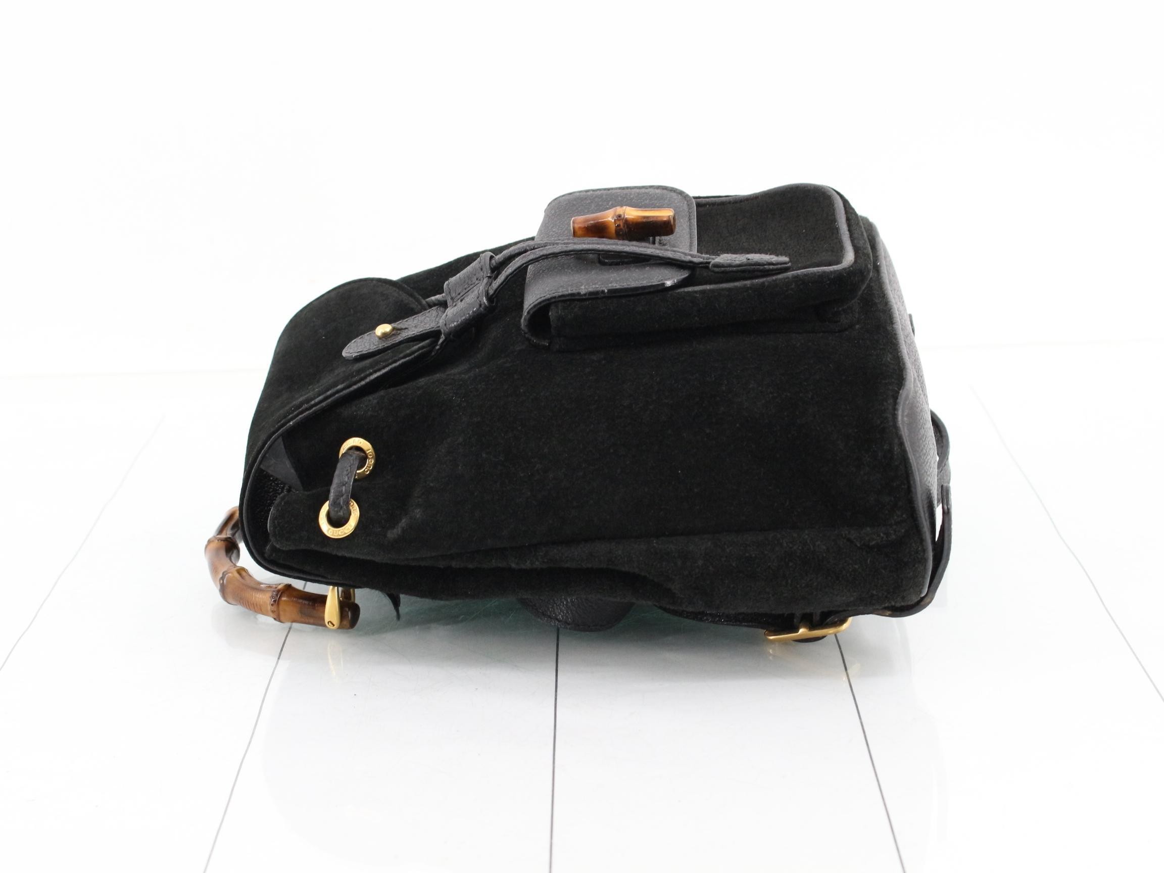Suede Bamboo Turnlock (Bag) / Backpack — view 4