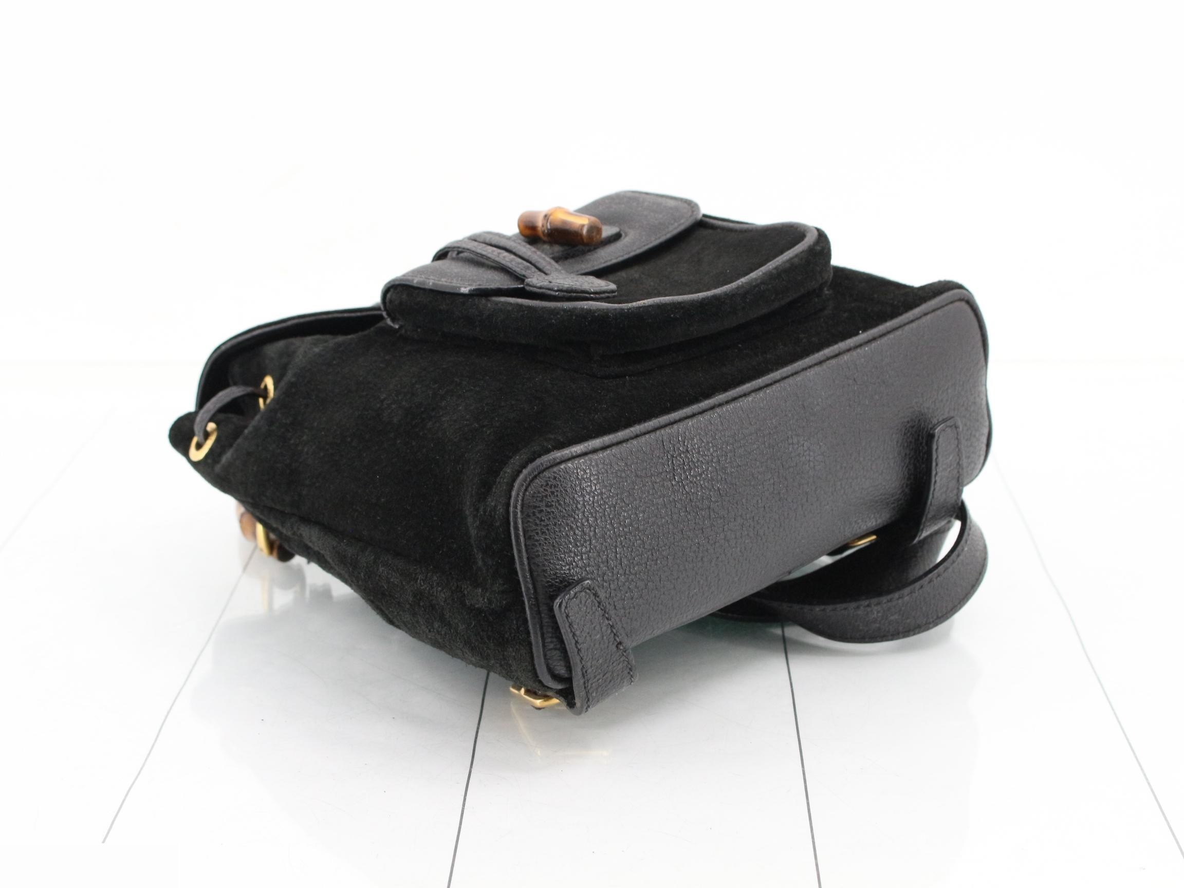 Suede Bamboo Turnlock (Bag) / Backpack — view 5