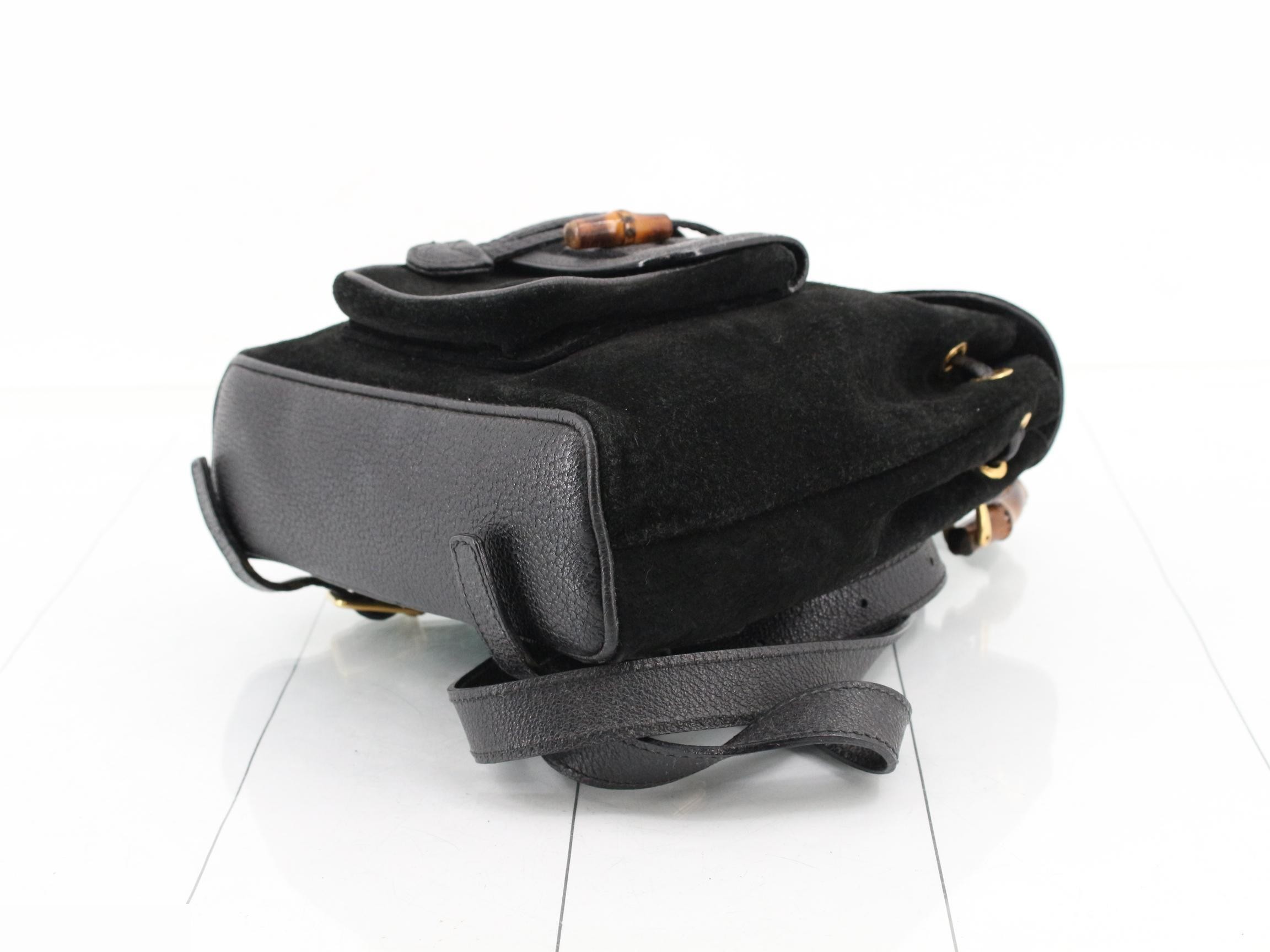 Suede Bamboo Turnlock (Bag) / Backpack — view 6