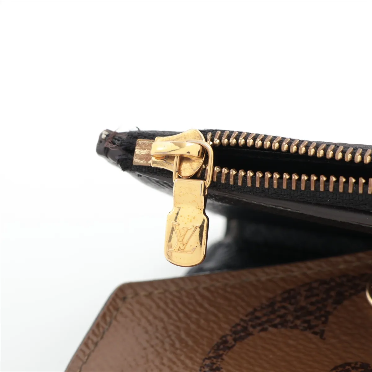Giant Monogram Reverse Portefeuille Zoe M80725 Brown Compact Wallet (RFID detected) — view 8