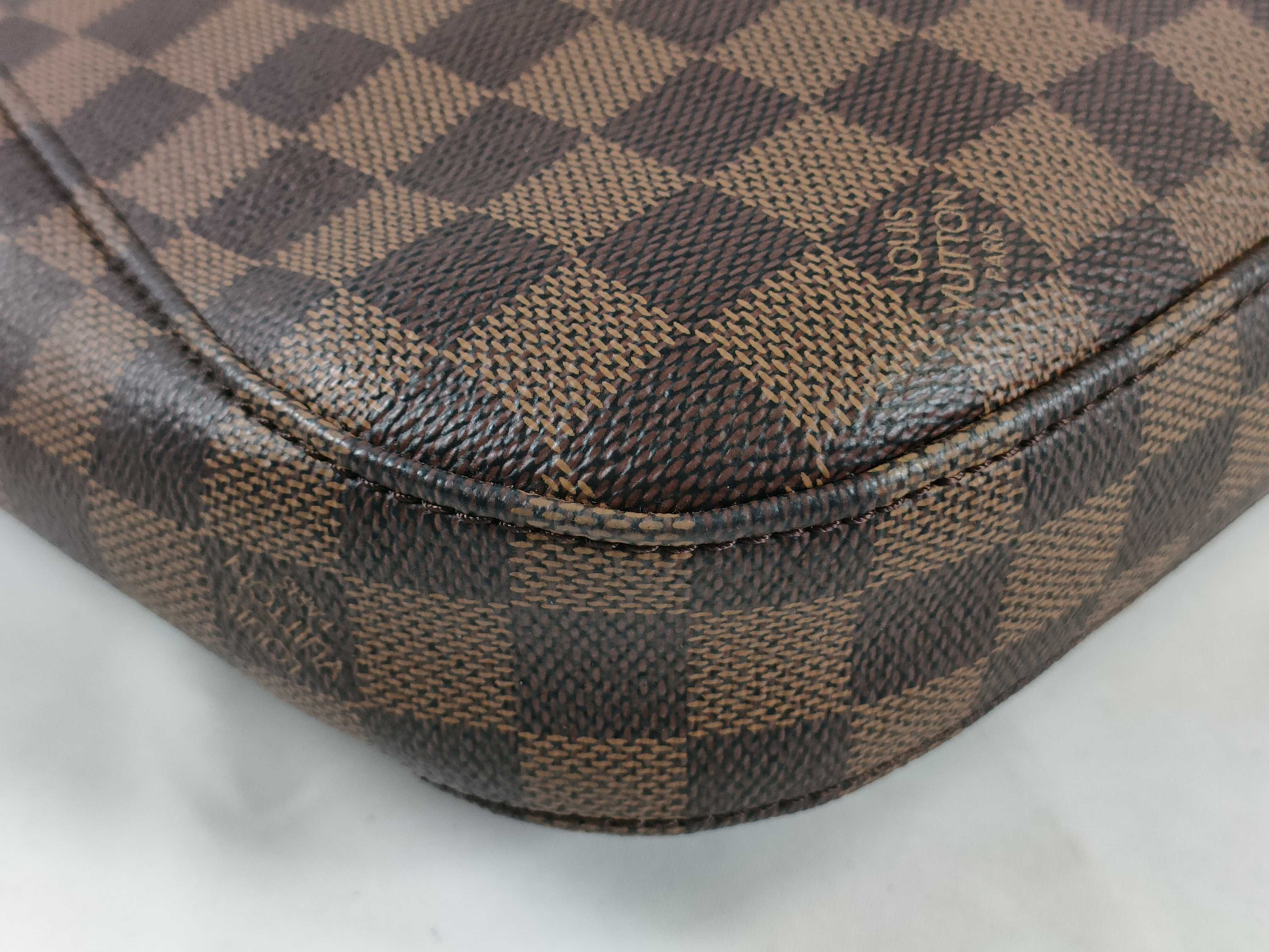 Damier PH- Damier Ebene South Bank Besace Shoulder Bag Brown Canvas Shoulder Bag — view 6