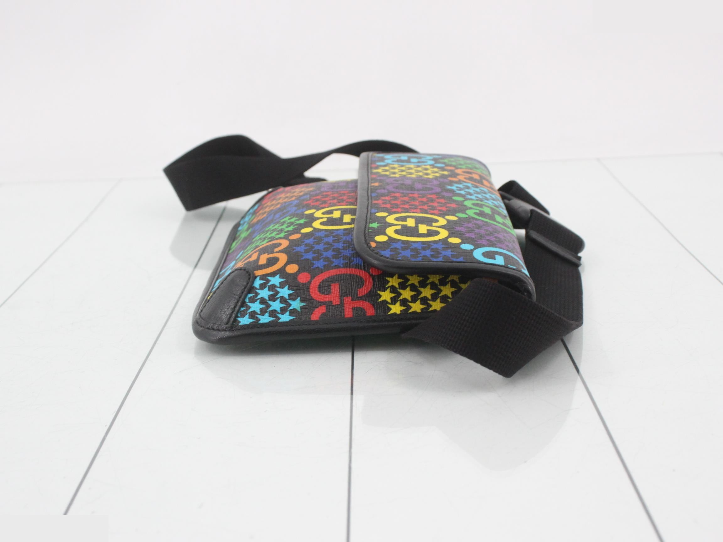 GG Psychedelic Leather Waist Bag — view 3