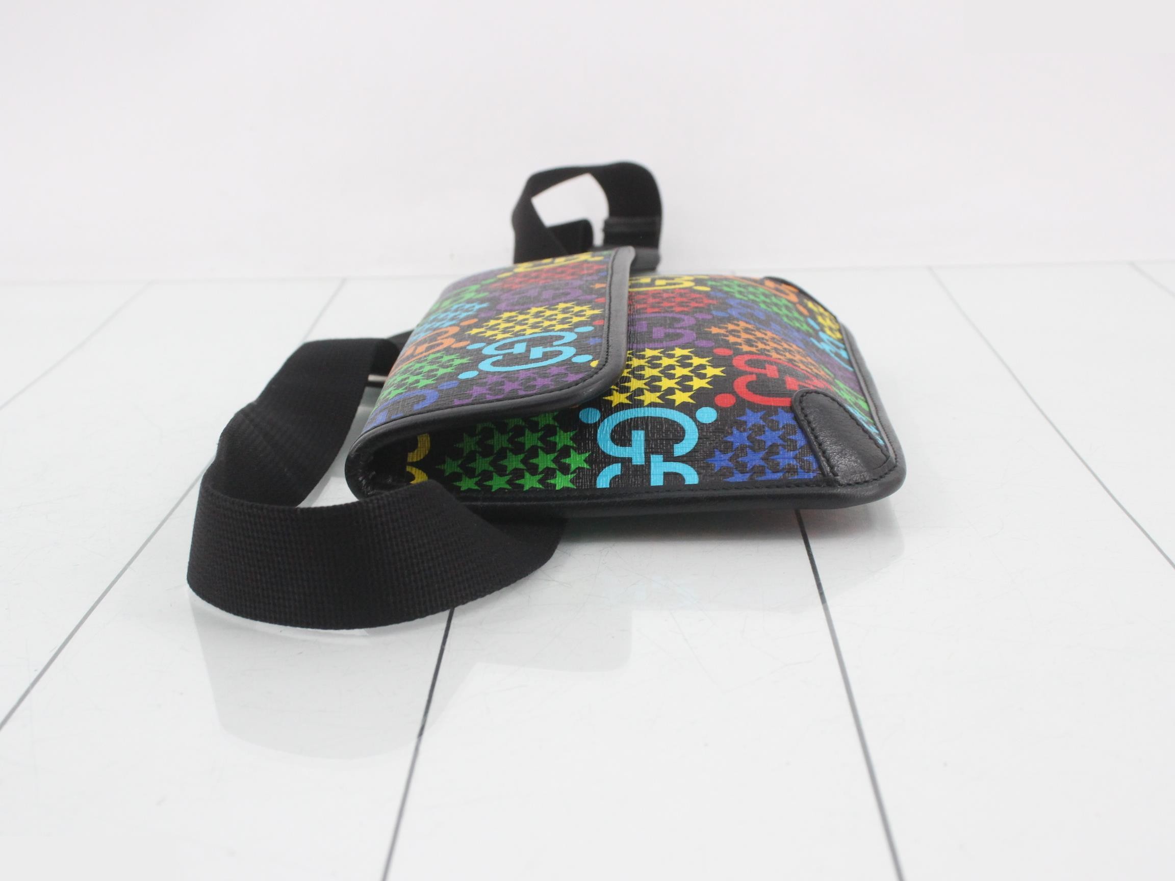 GG Psychedelic Leather Waist Bag — view 4
