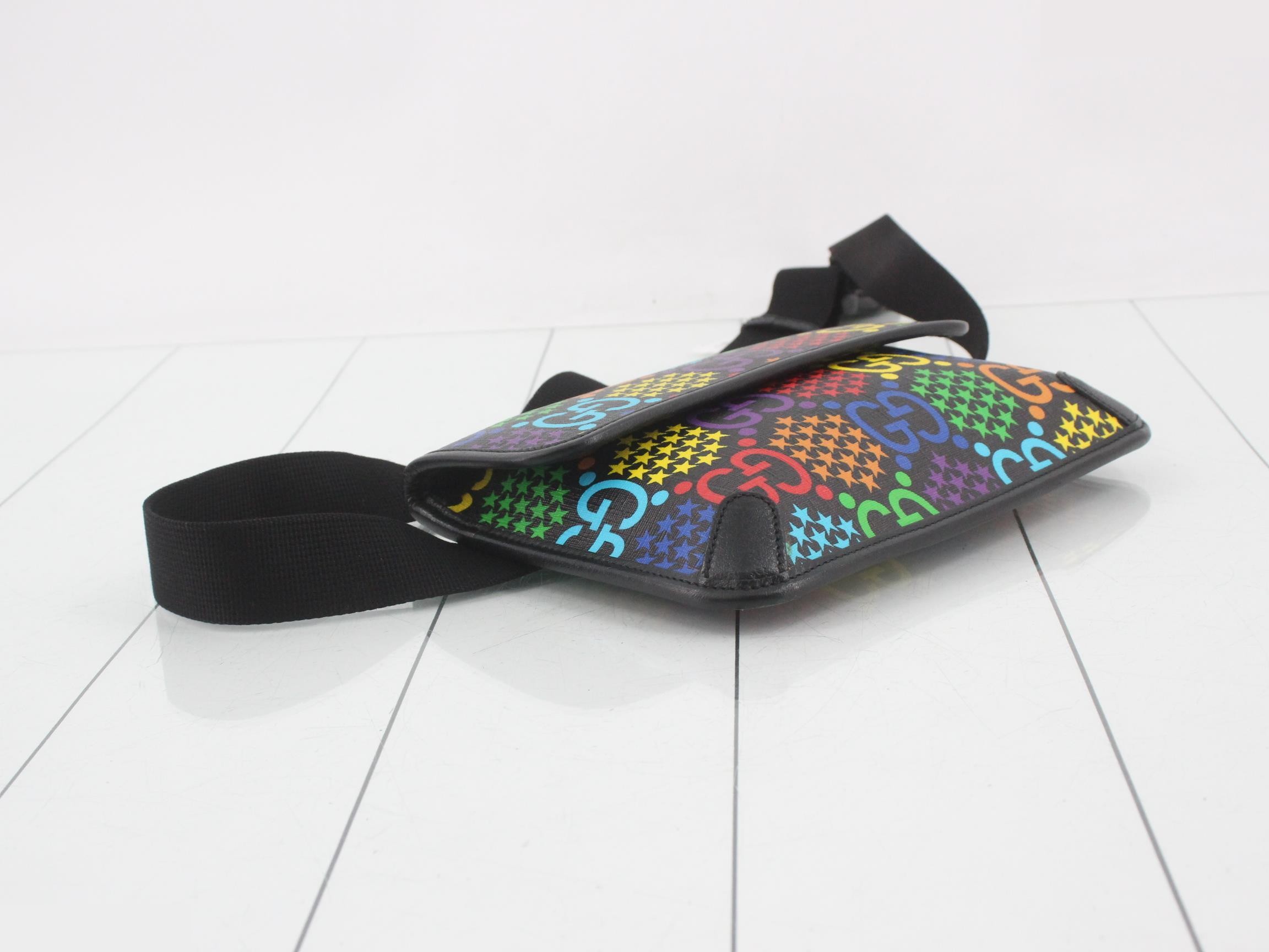 GG Psychedelic Leather Waist Bag — view 5