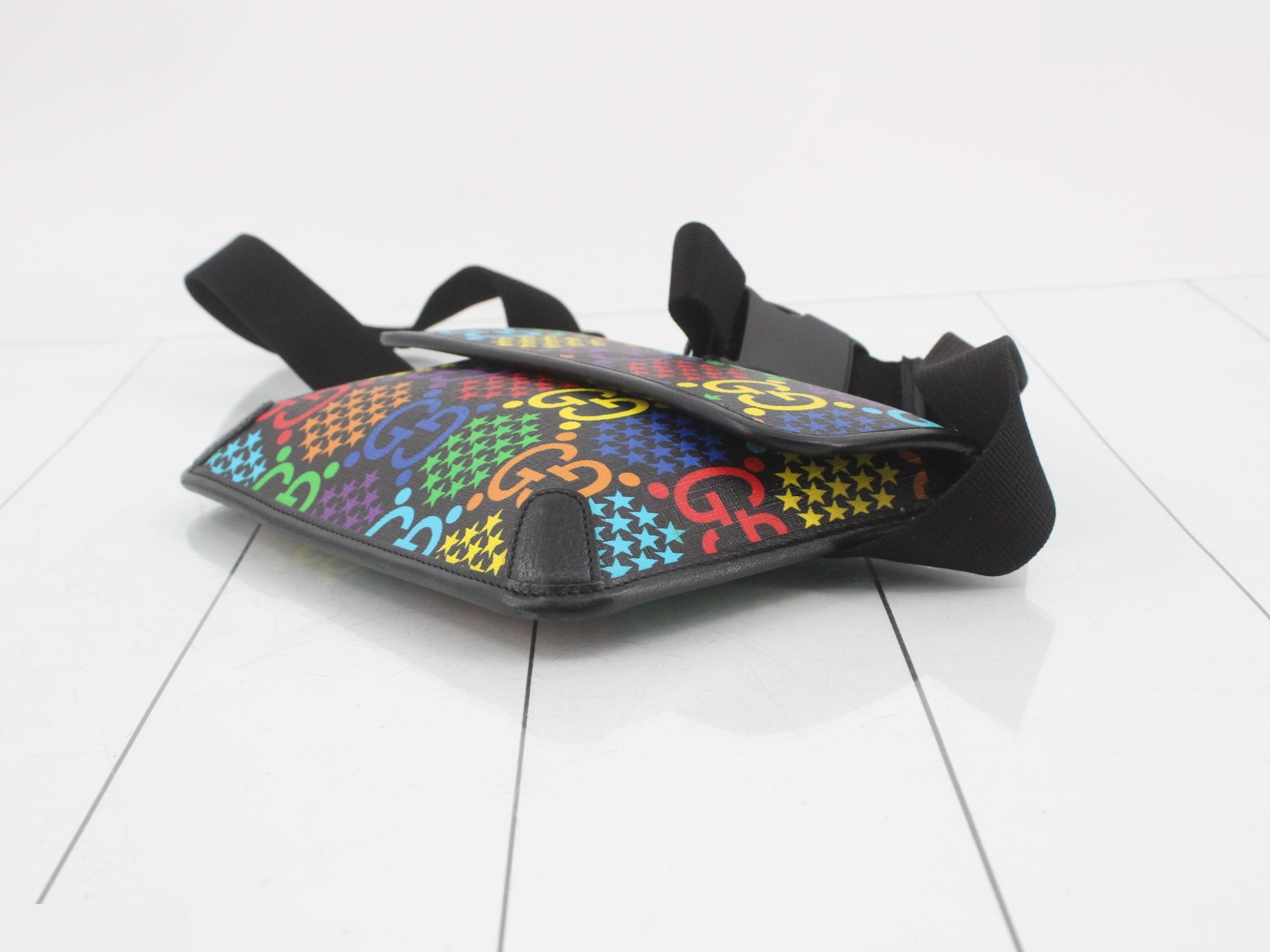 GG Psychedelic Leather Waist Bag — view 6