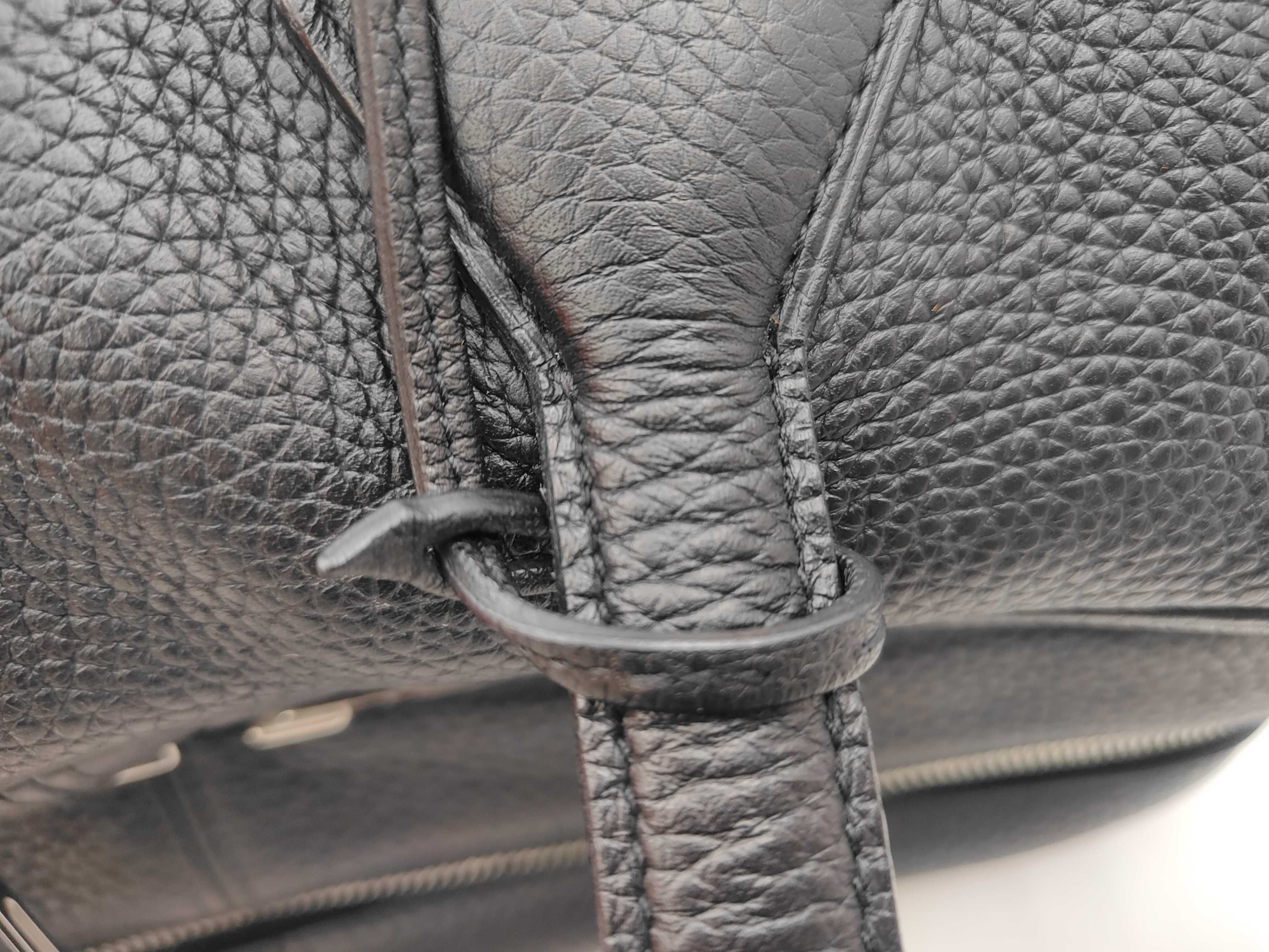 Victoria II 24H Taurillon Clemence Business Bag Briefcase O Black/Silver Hardware K2609-k039 Business Bag — view 5
