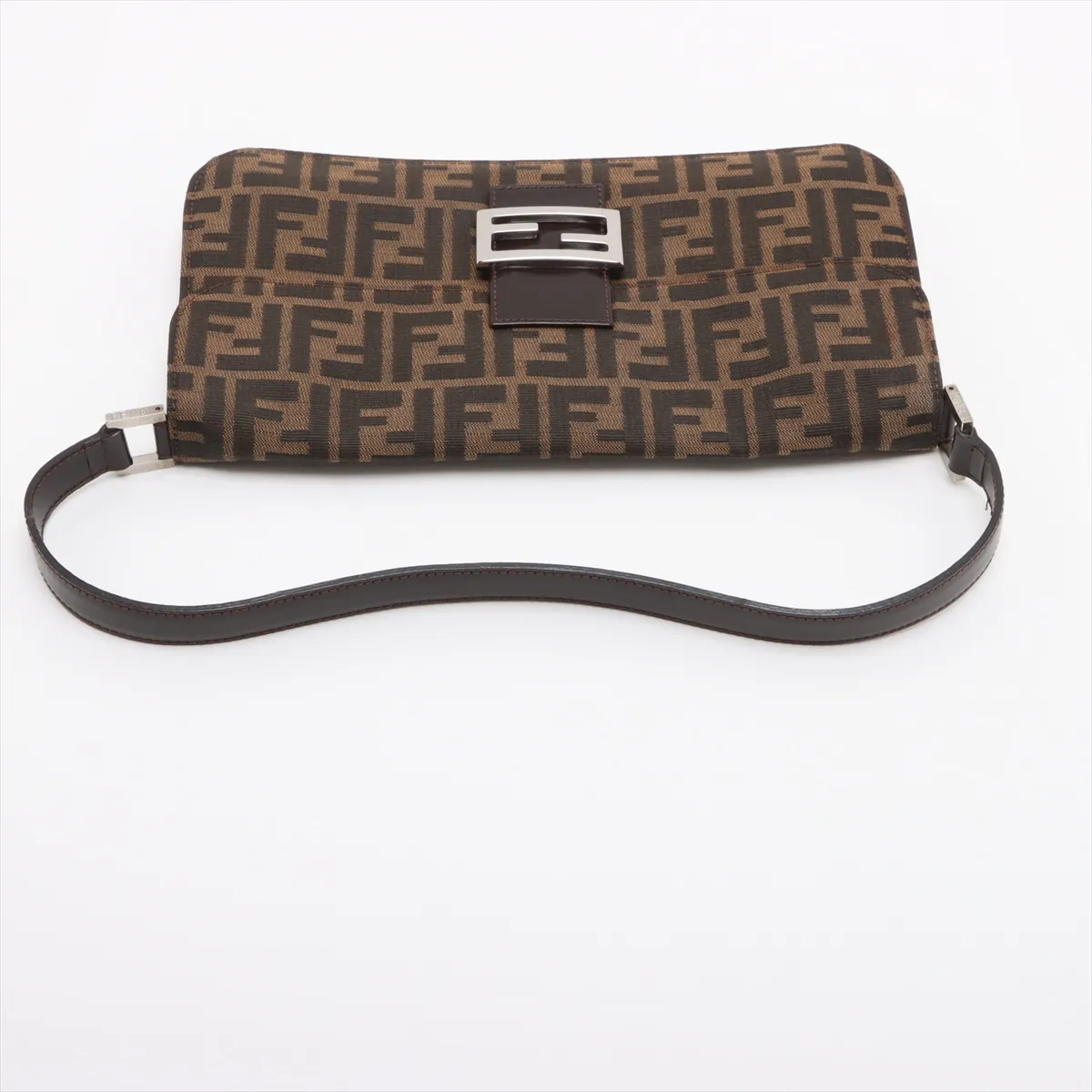 Zucca Canvas x Leather Shoulder Bag Brown — view 5