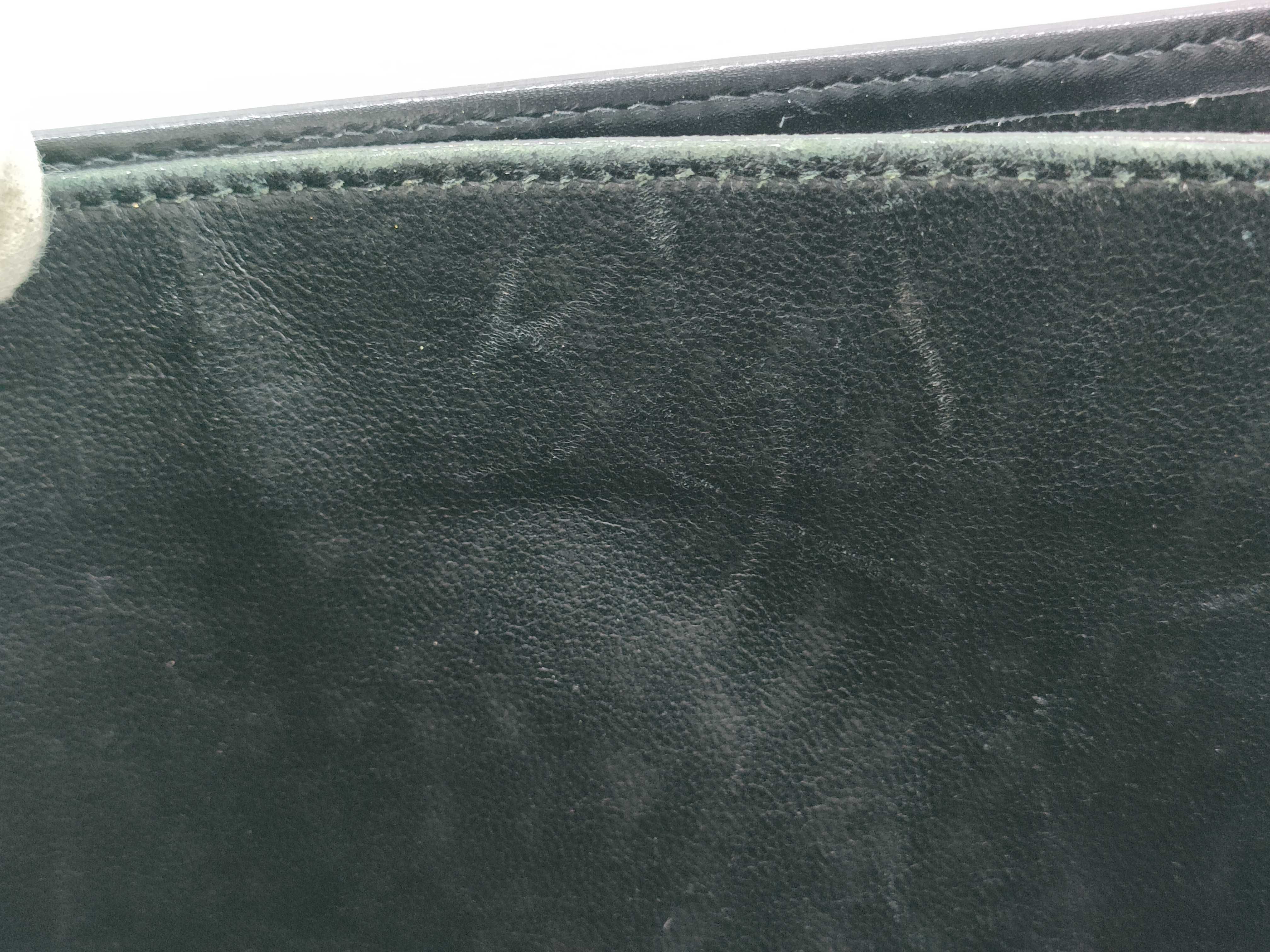 Carriage Hardware Leather Shoulder Bag, Black Shoulder Bag — view 14