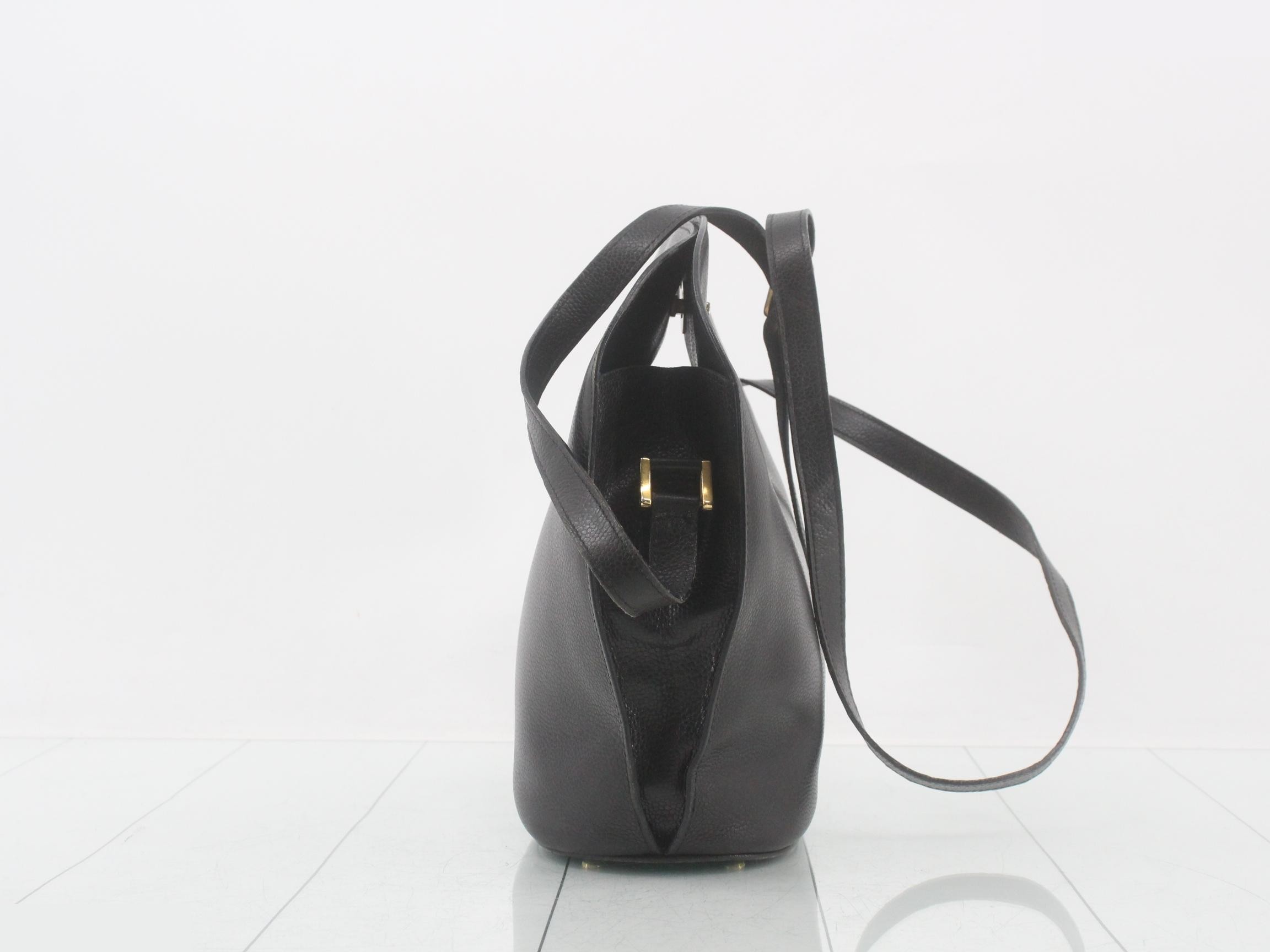 Medallion Leather Vintage Janus Shoulder Bag — view 4