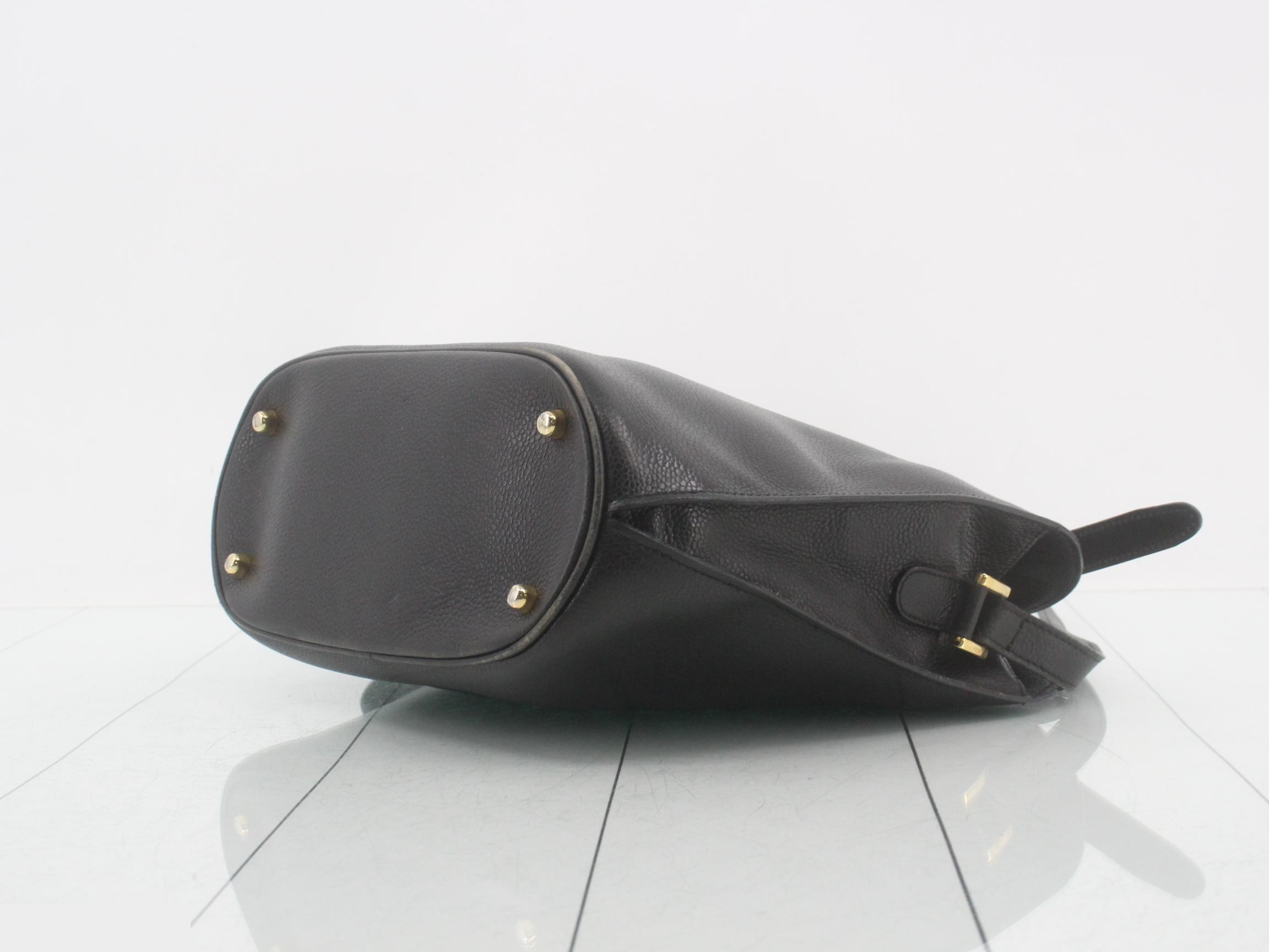 Medallion Leather Vintage Janus Shoulder Bag — view 6
