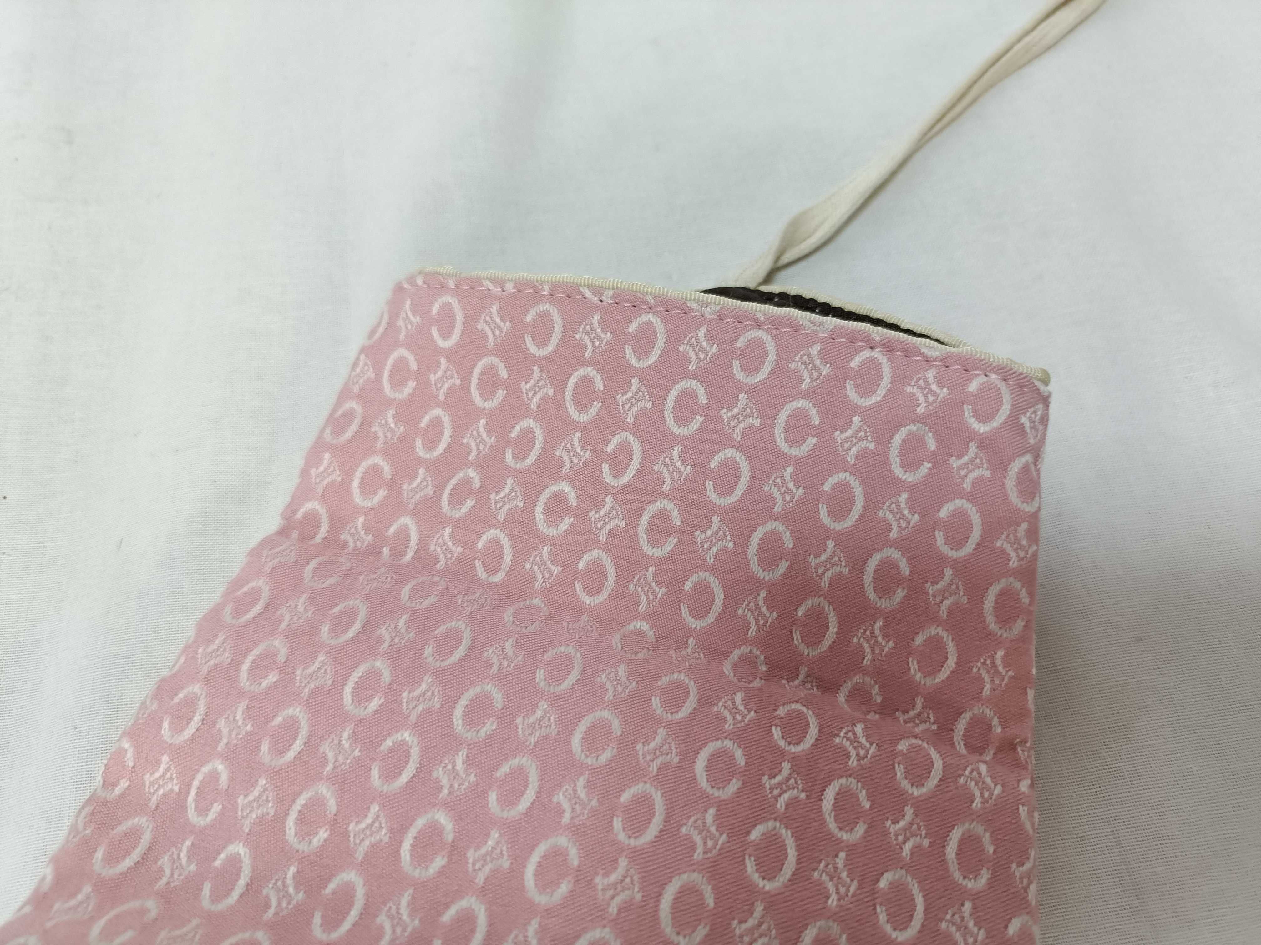 Macadam Triomphe Jacquard Dice-shaped Metal Fitting Drawstring Accessory Pouch — view 8