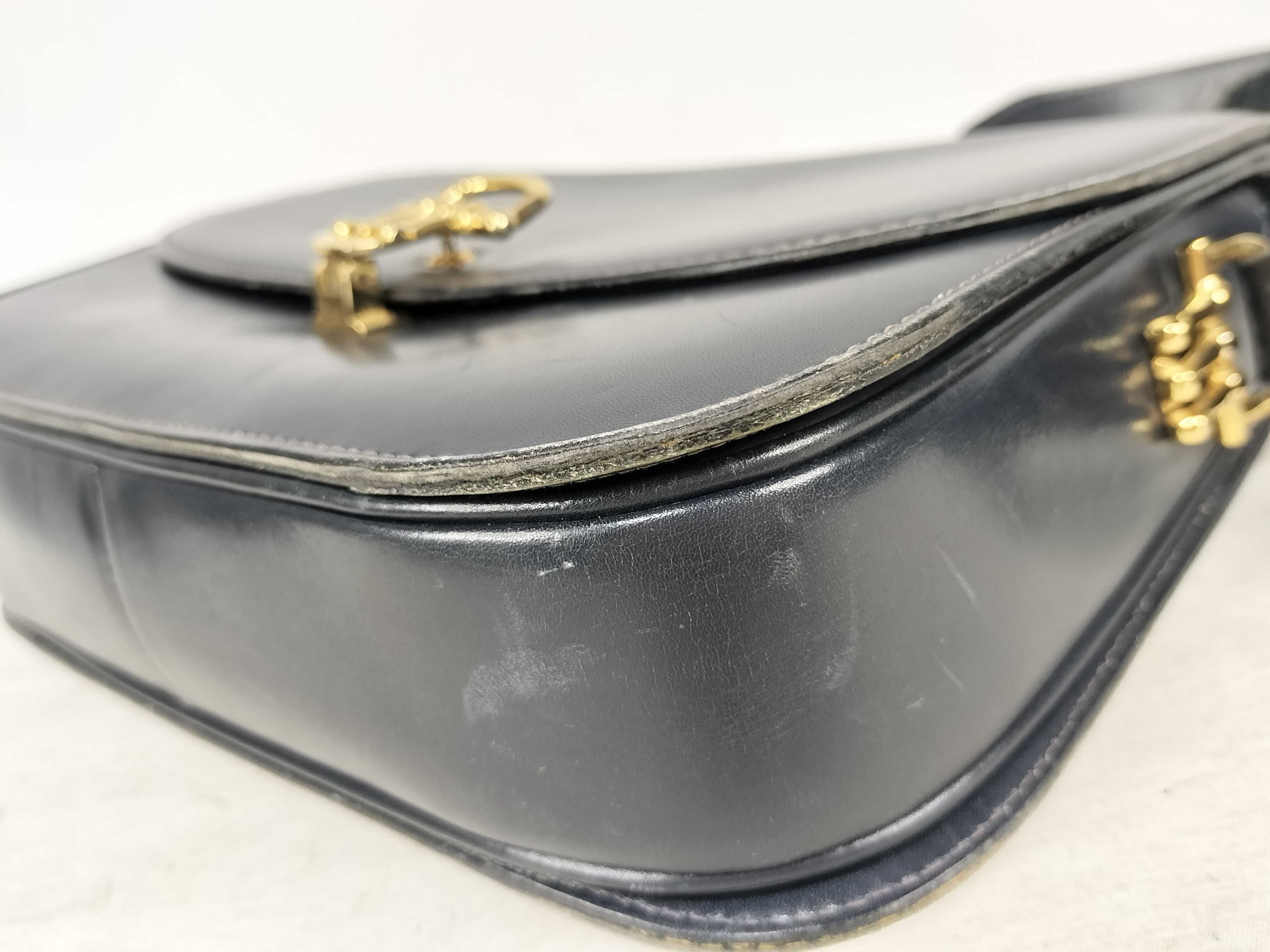 Horsebit Leather Shoulder Bag — view 6