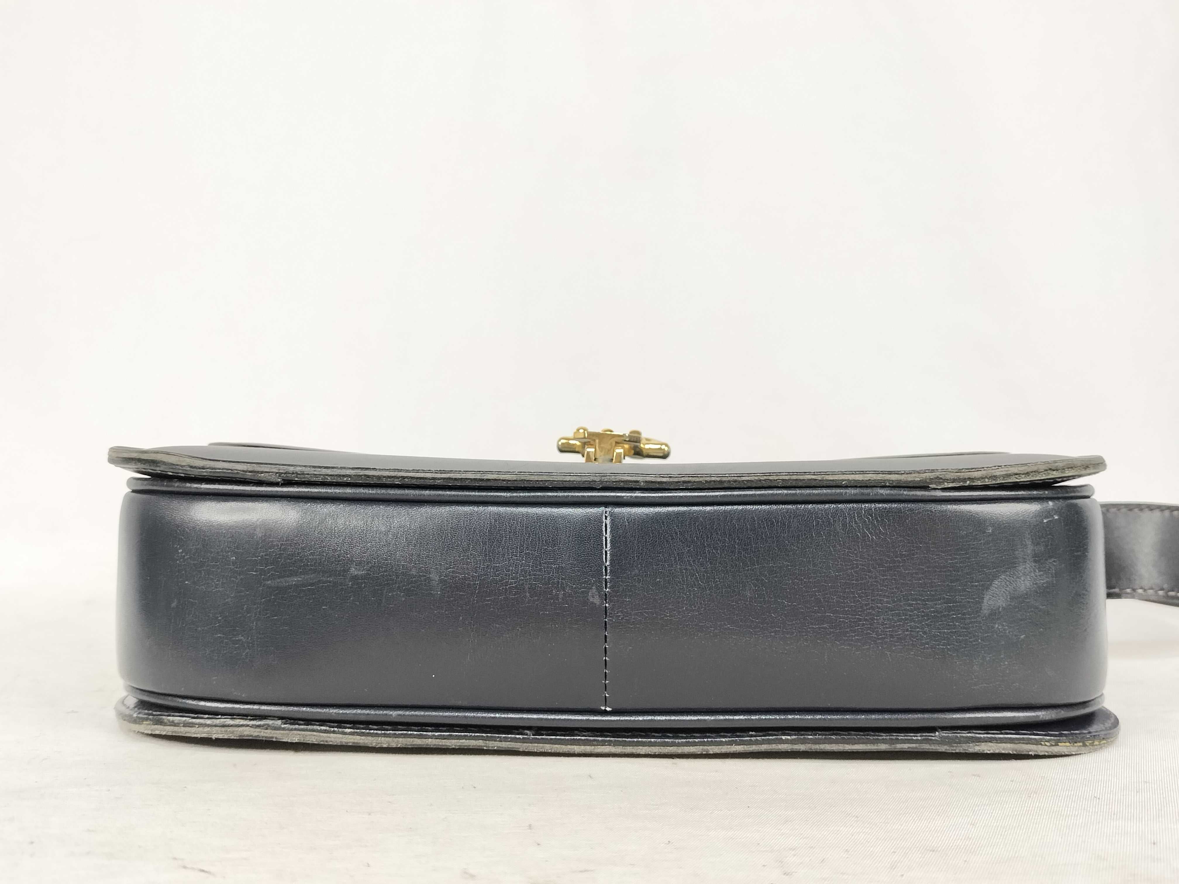 Horsebit Leather Shoulder Bag — view 7
