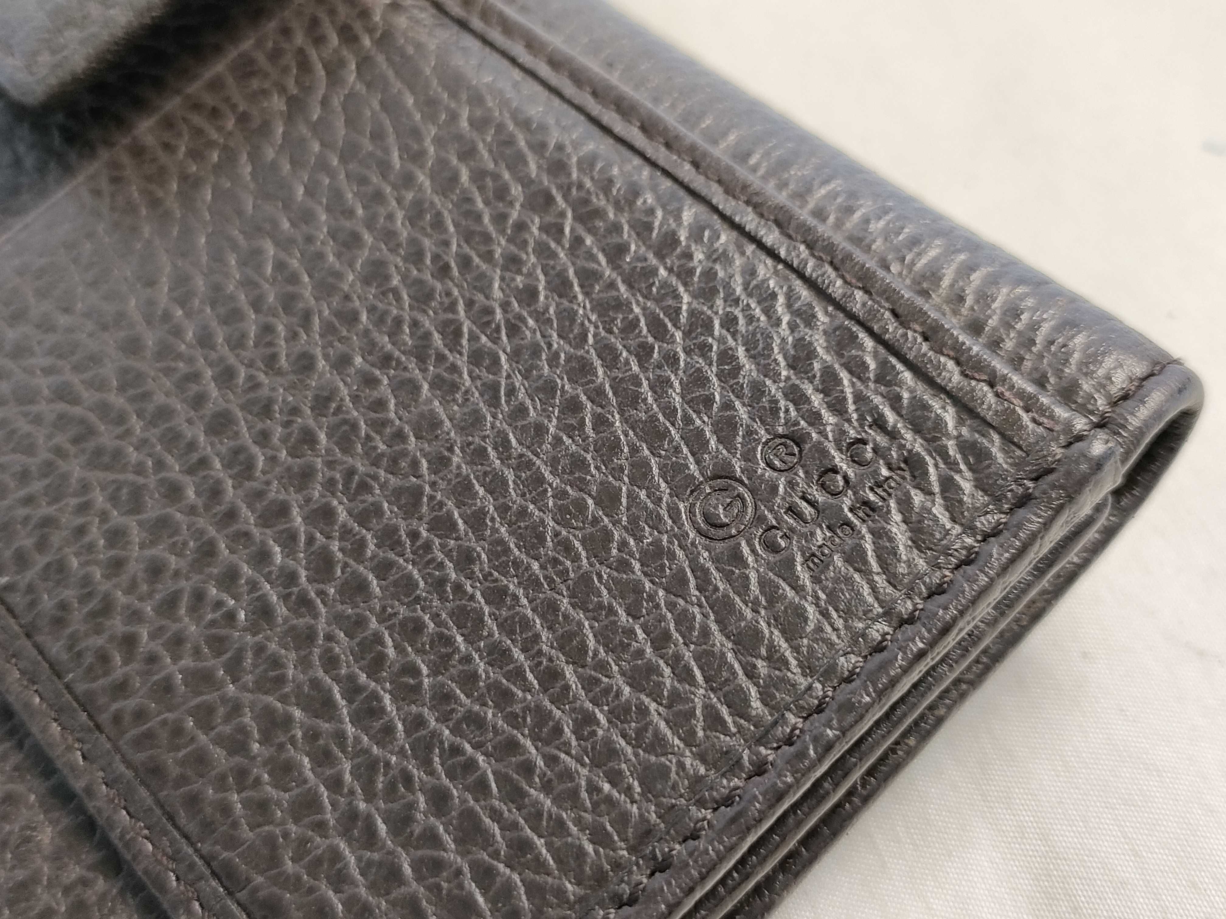 231843 Interlocking G Long Wallet GG Canvas Brown Brand Wallet Studs Wallet — view 11