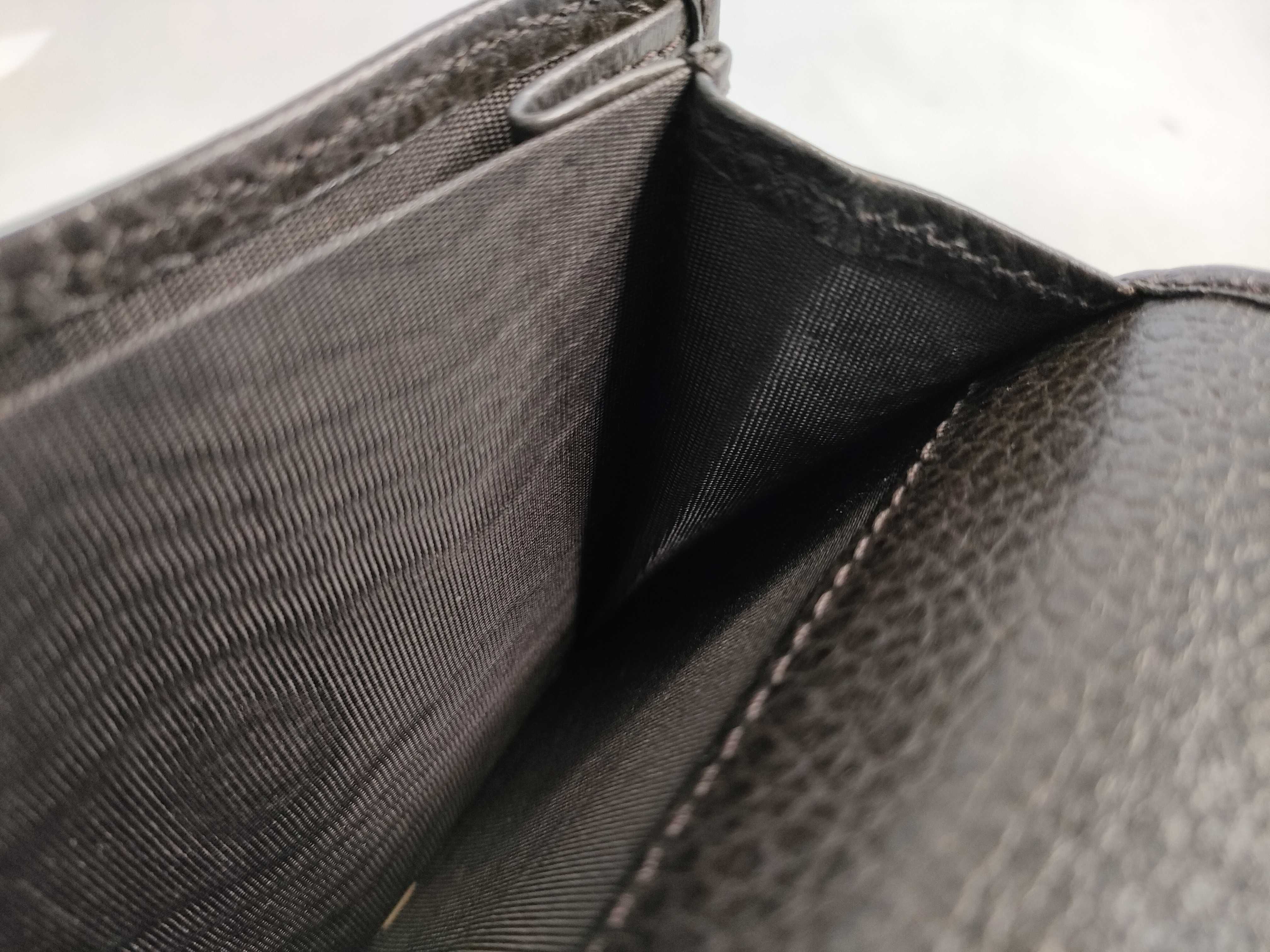 231843 Interlocking G Long Wallet GG Canvas Brown Brand Wallet Studs Wallet — view 8