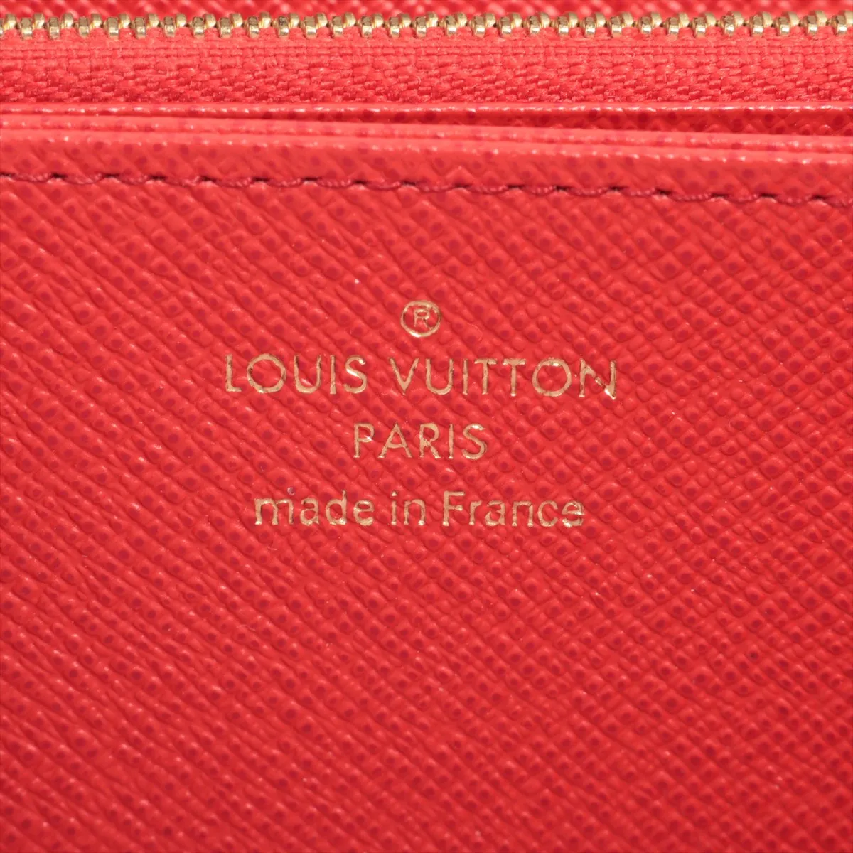 Monogram Zippy Wallet M41896 Serial Unknown Coquelicot Round Zip Wallet — view 11