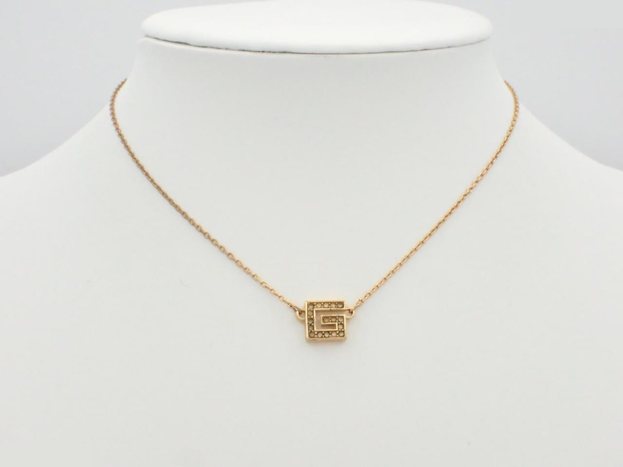 Gold necklace, chain approximately 37cm — view 3