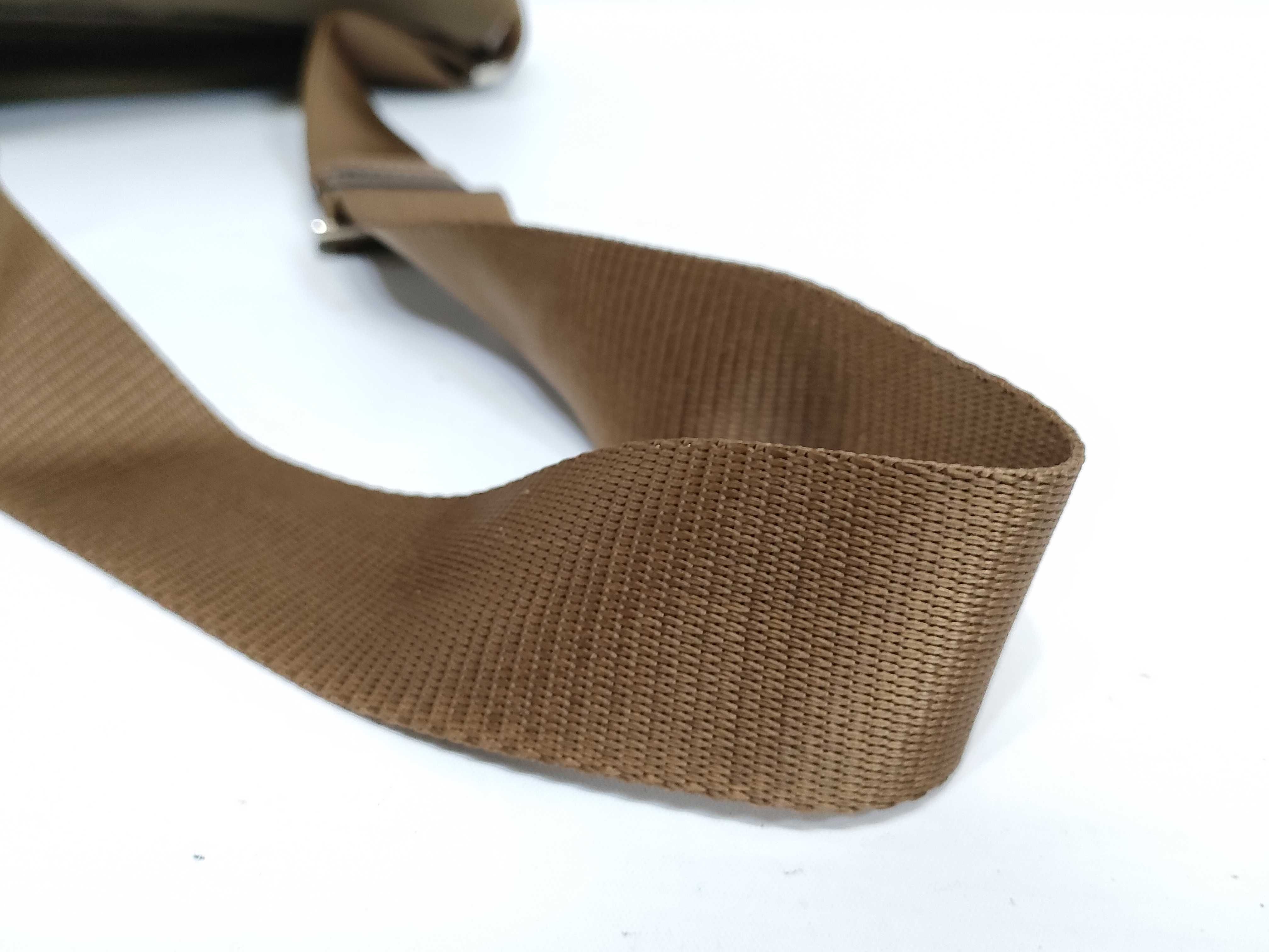 Nylon Messenger Bag, Khaki Shoulder Bag — view 4