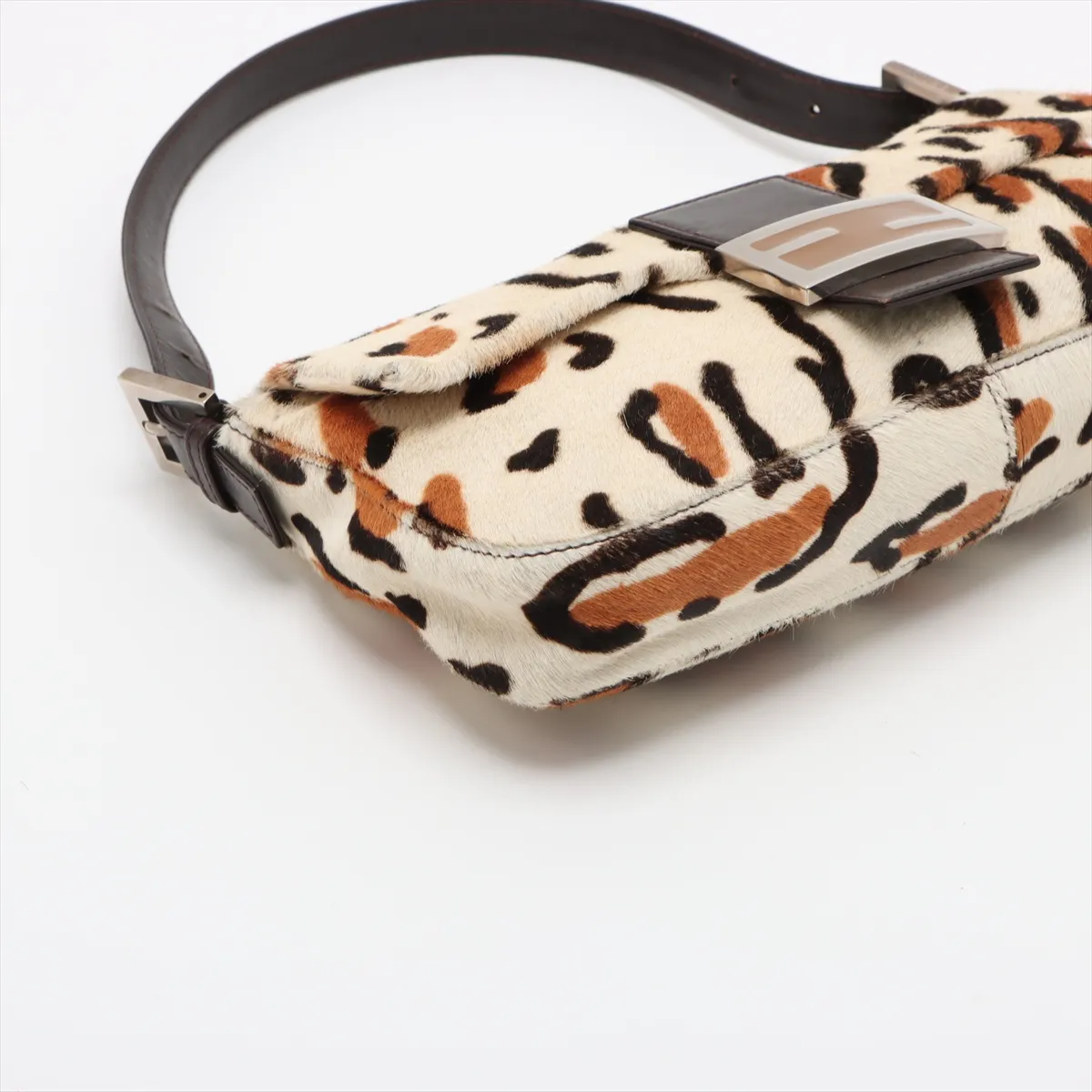 Mamma Bucket Harako x Leather Shoulder Bag Beige 26424 — view 4