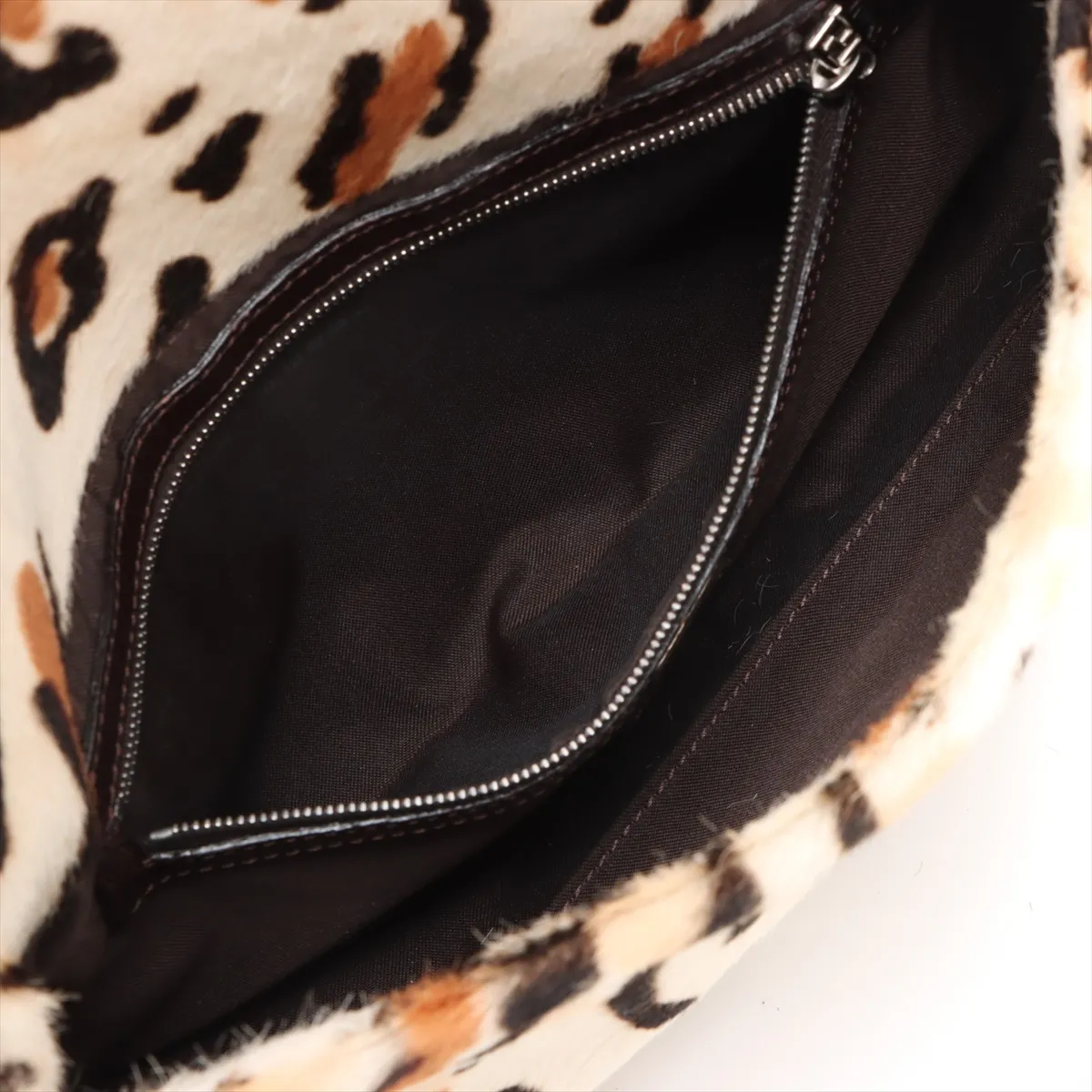 Mamma Bucket Harako x Leather Shoulder Bag Beige 26424 — view 8