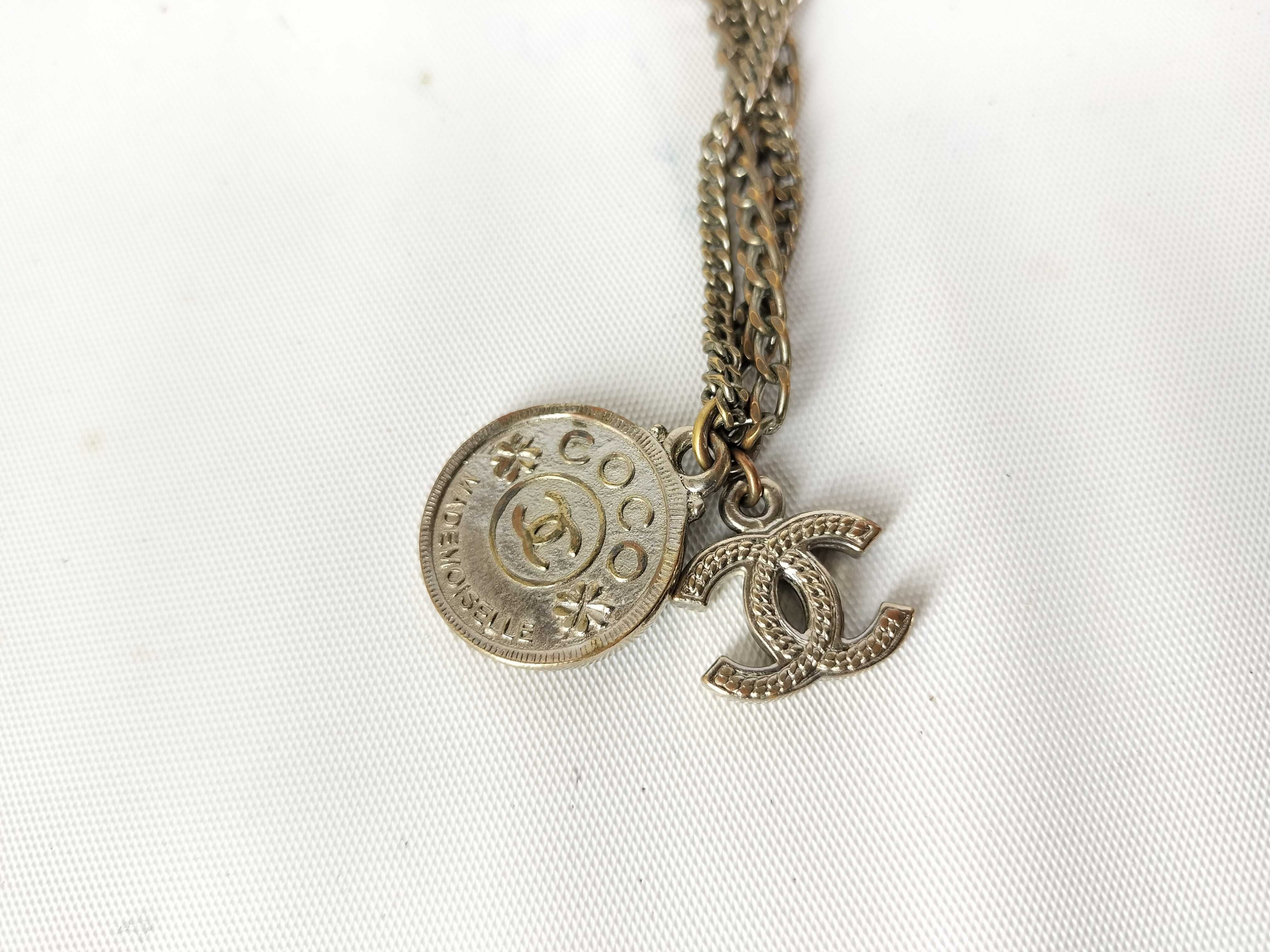 Coco Mark Double Chain Necklace — view 3