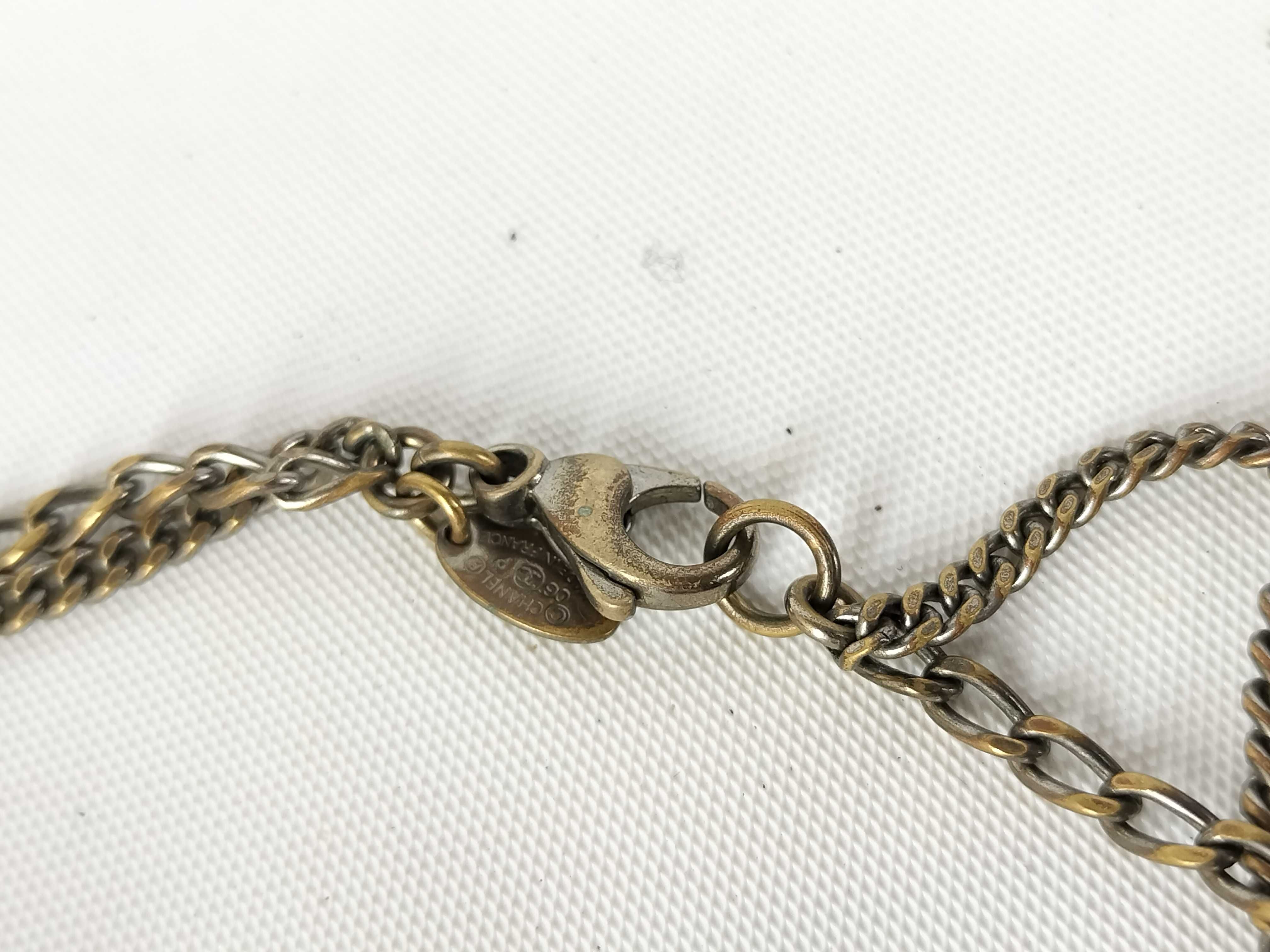 Coco Mark Double Chain Necklace — view 5