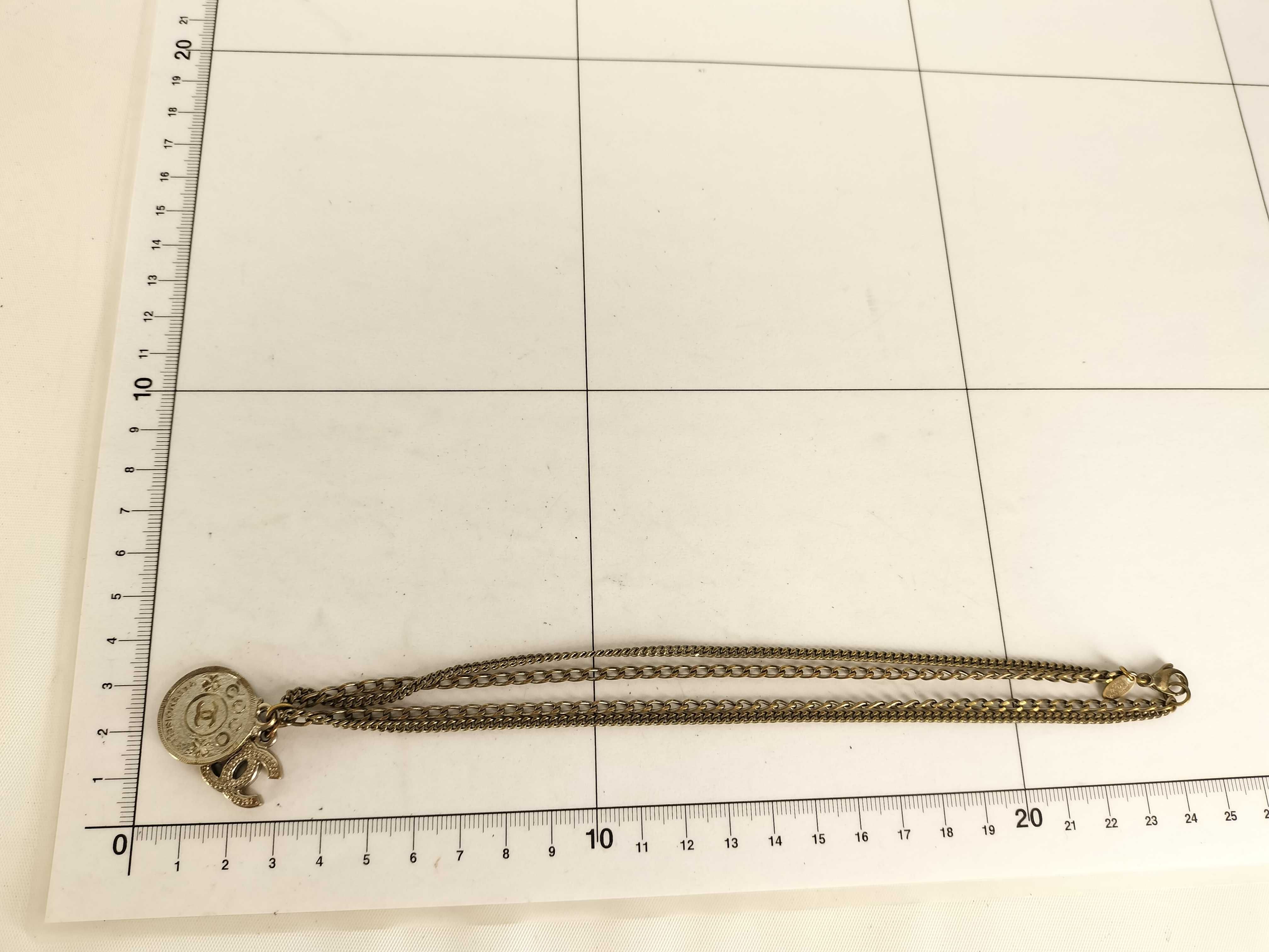 Coco Mark Double Chain Necklace — view 7