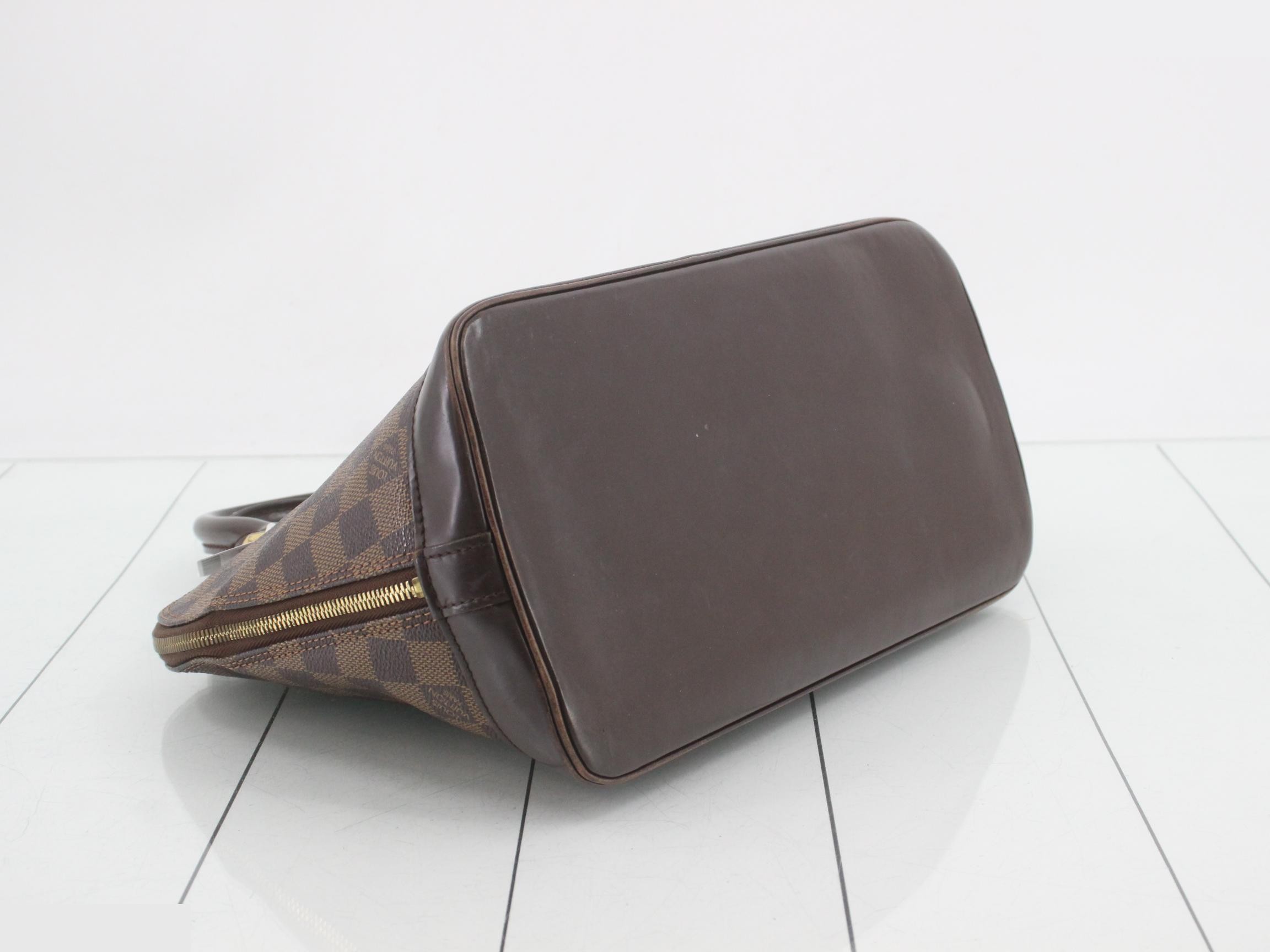 Alma Damier Ebene Brown Handbag — view 5
